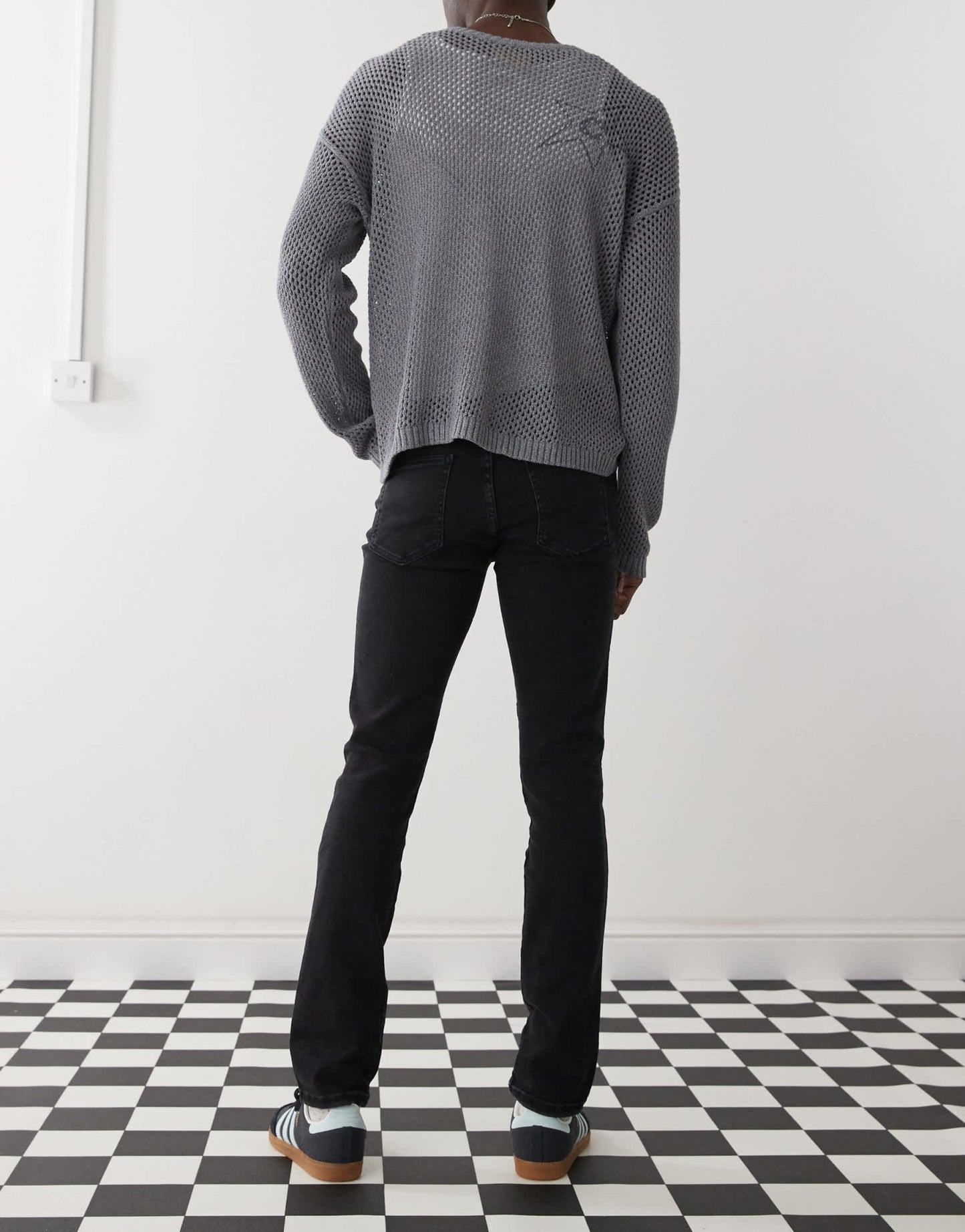 Dr Denim Snap mid waist slim fit jeans in black mist wash - ASOS Sample Sale EU Store