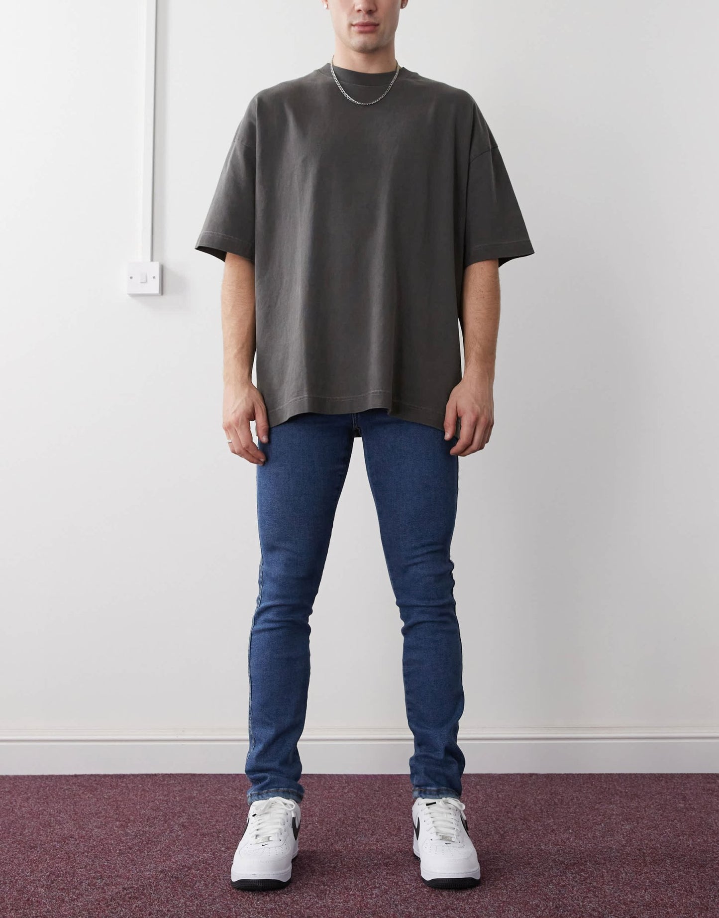 Dr Denim Snap mid waist slim skinny fit jeans in cape dark plain wash - ASOS Sample Sale EU Store