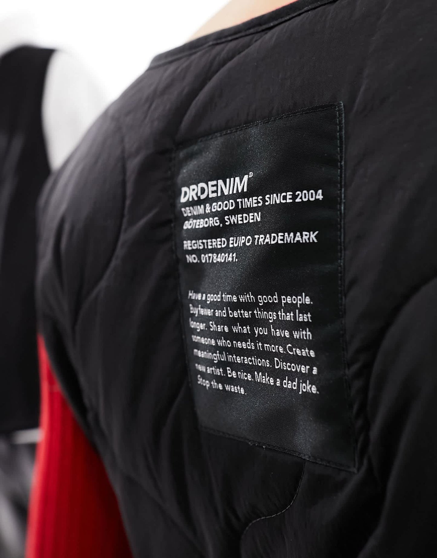Dr Denim unisex quilted gilet in black - ASOS Sample Sale EU Store