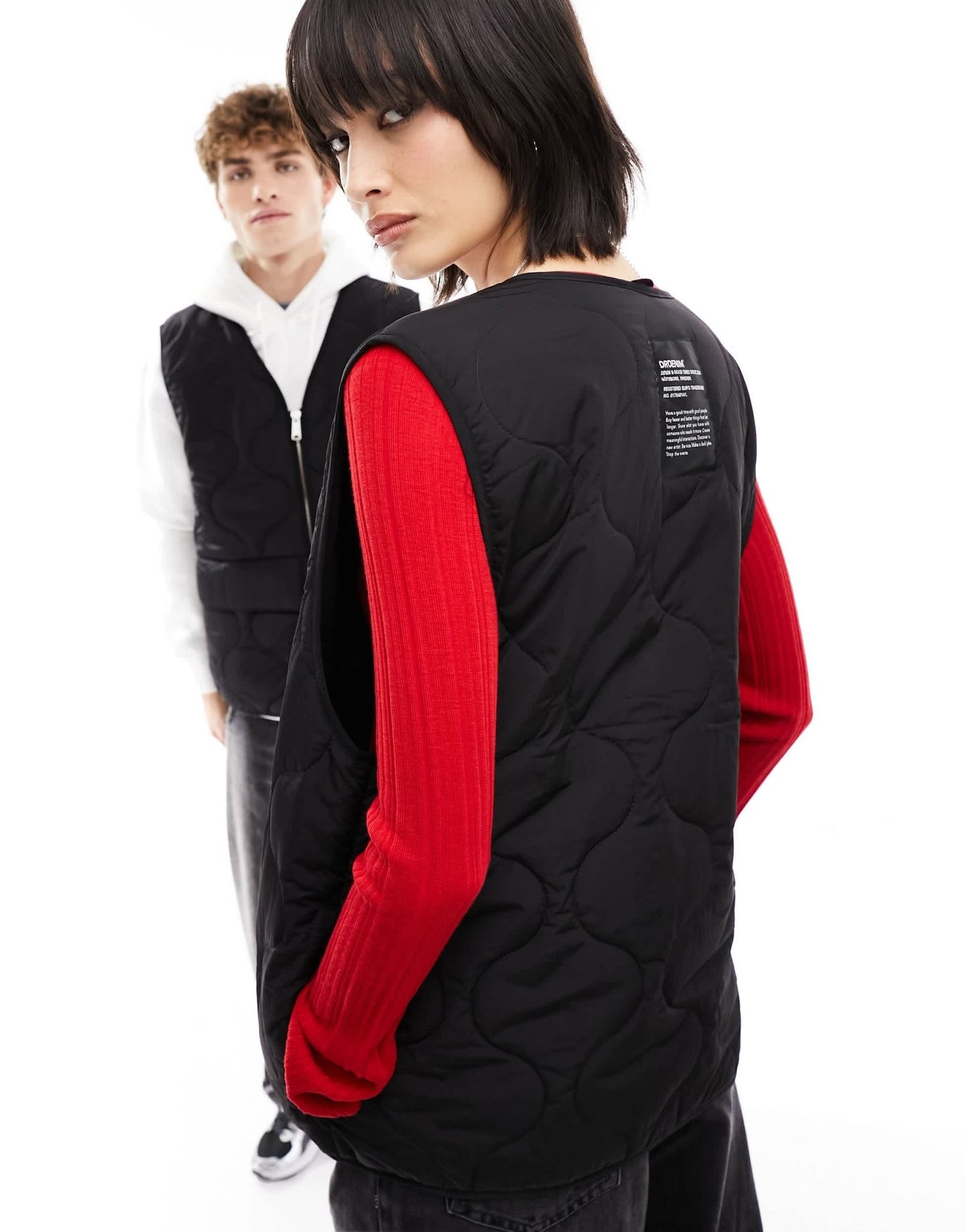 Dr Denim unisex quilted gilet in black - ASOS Sample Sale EU Store