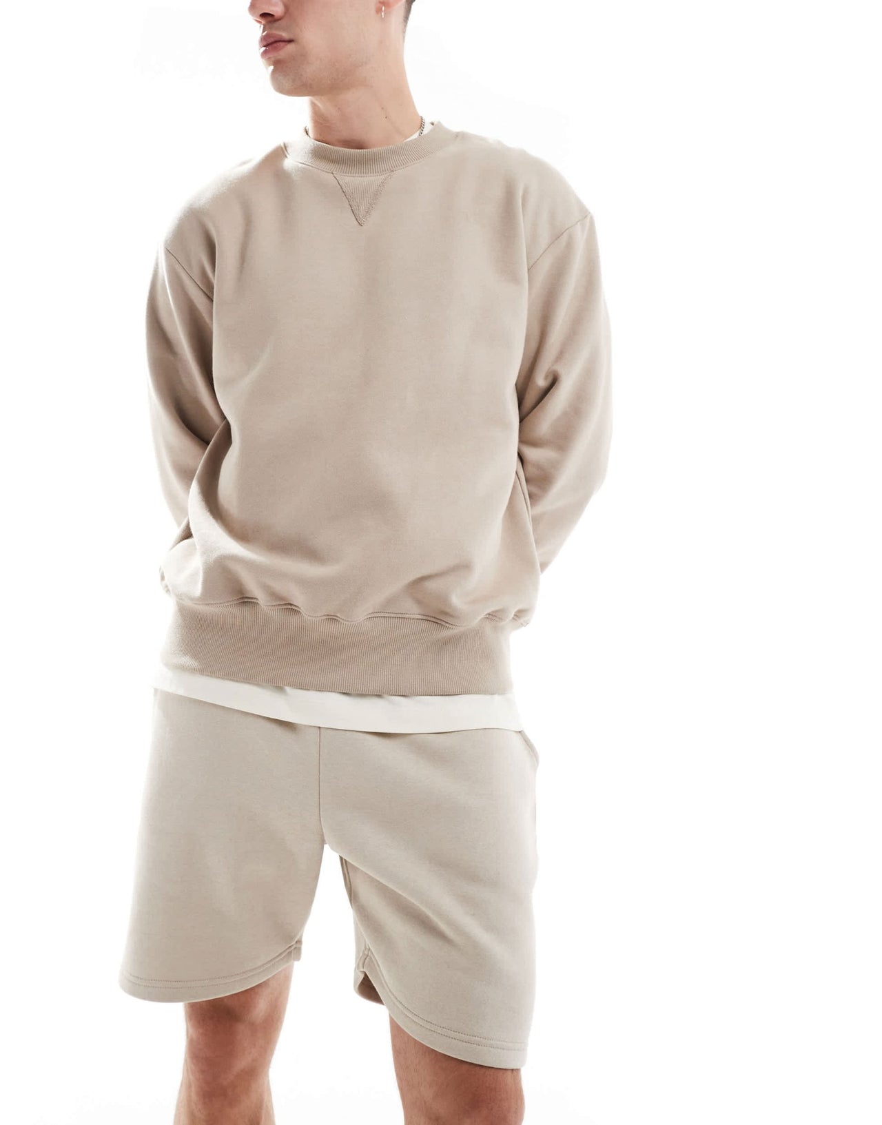 DTT jersey shorts in stone - ASOS Sample Sale EU Store