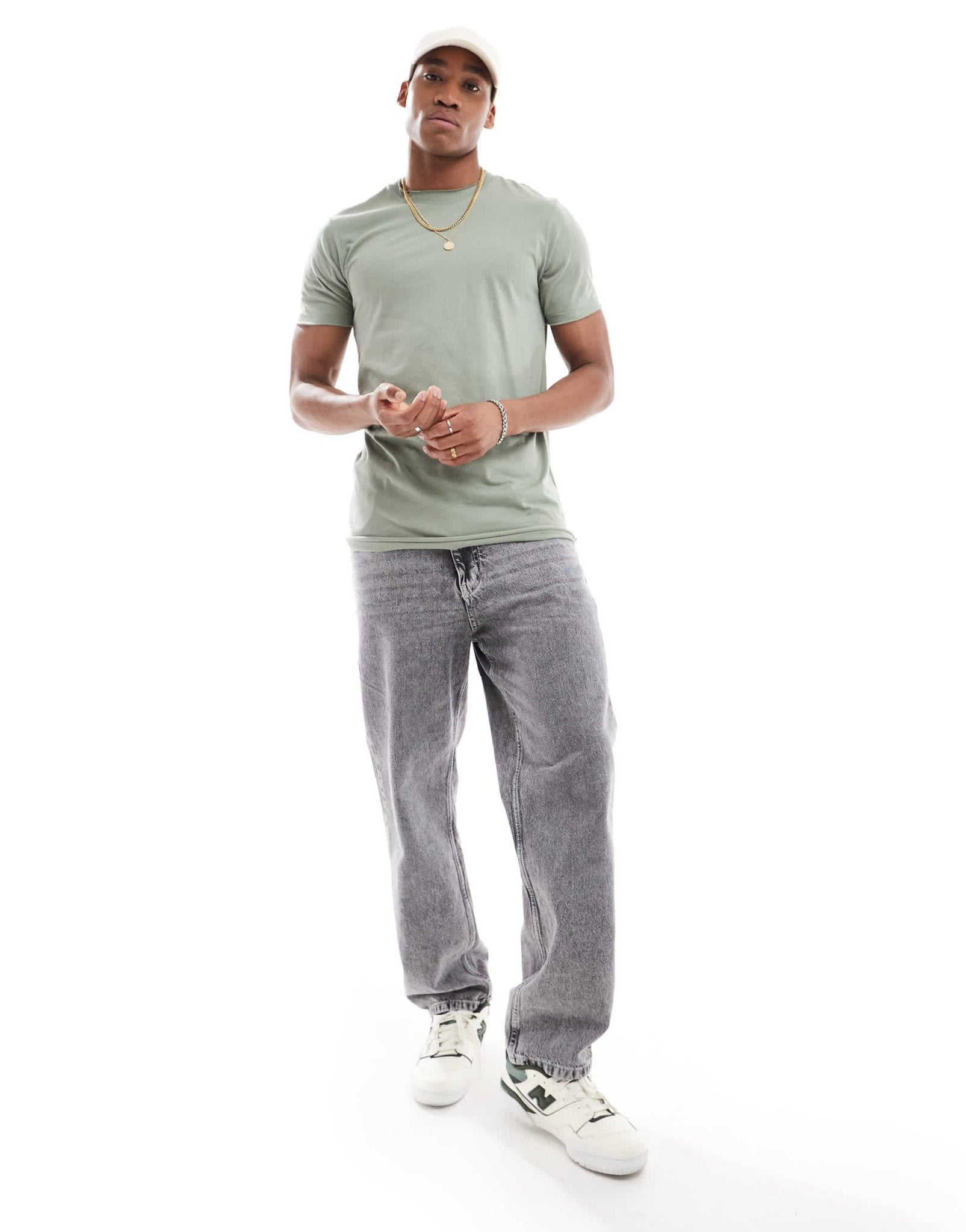 DTT raw edge t-shirt in mint green - ASOS Sample Sale EU Store