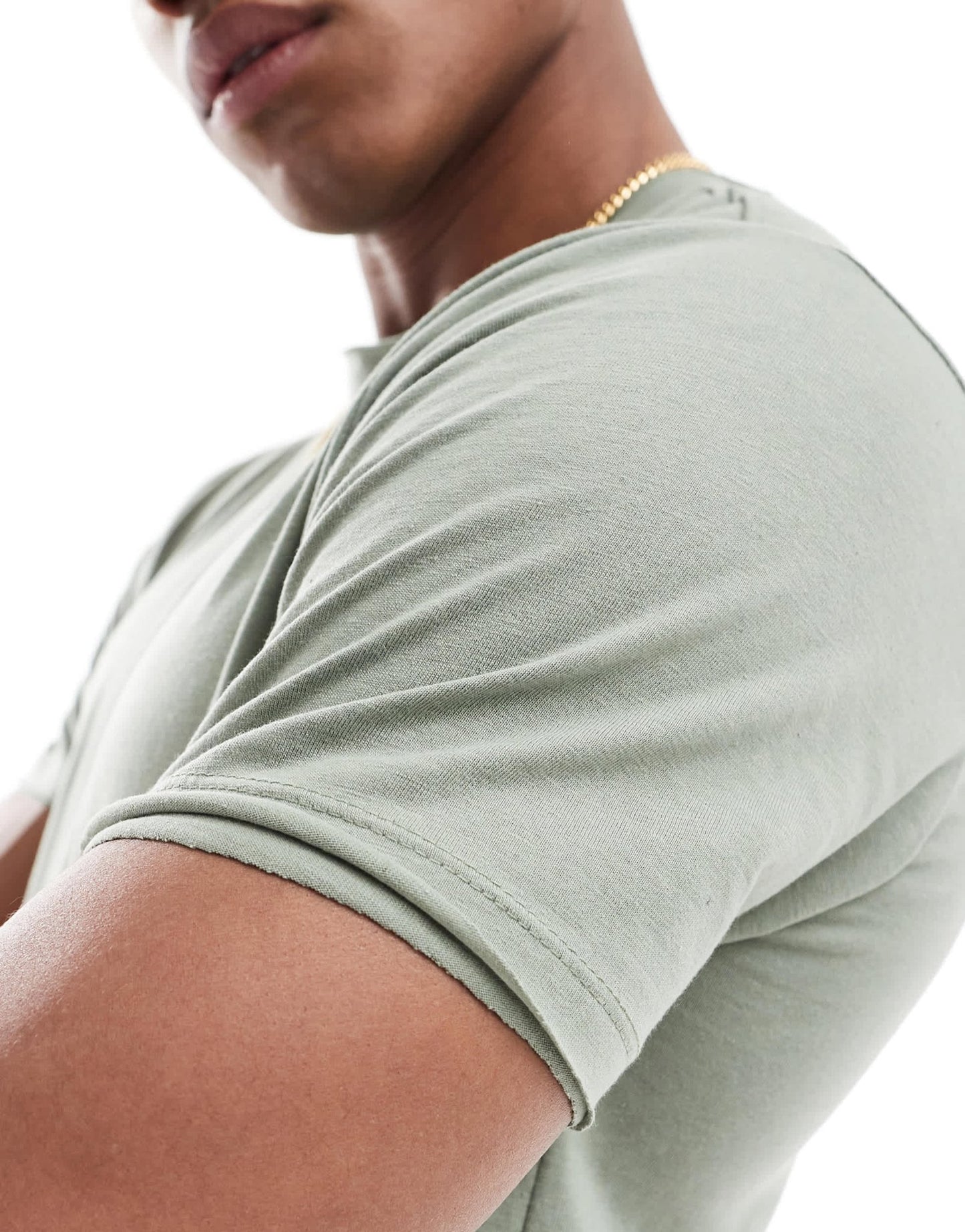 DTT raw edge t-shirt in mint green - ASOS Sample Sale EU Store