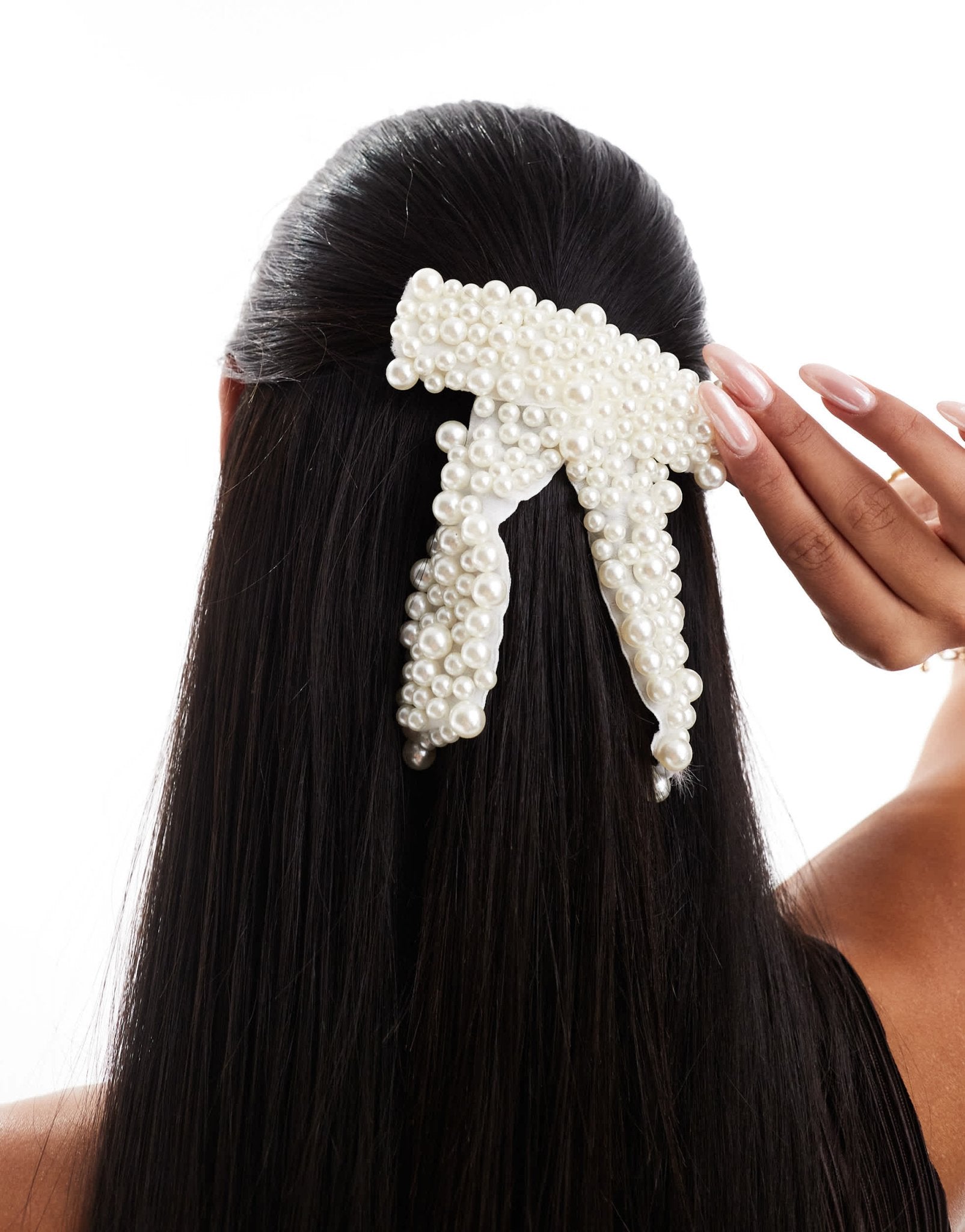 Easilocks x ASOS Exclusive Bridal Bow Hair Clip - Pearl - ASOS Sample Sale EU Store