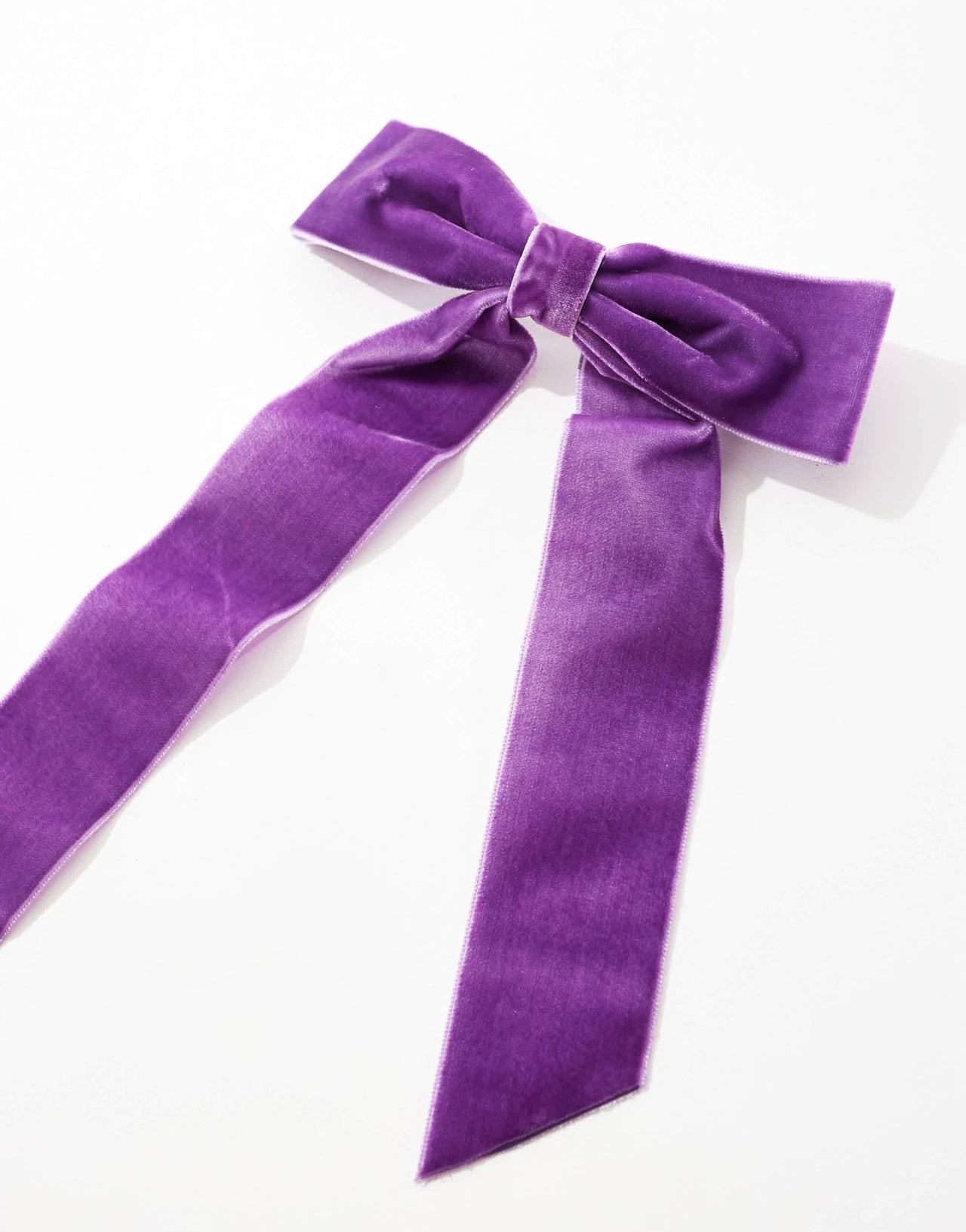 Easilocks x ASOS Exclusive Velvet Bow - Deep Purple - ASOS Sample Sale EU Store