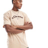 T-shirt Ellesse Franks con logo sul petto in beige