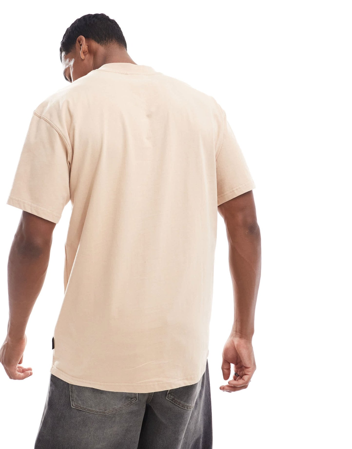 Ellesse Franks chest logo t-shirt in beige - ASOS Sample Sale EU Store