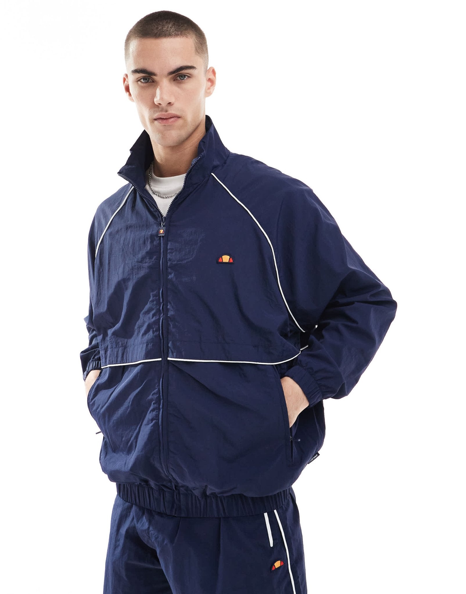 Ellesse Kahlochi full zip jacket in navy - ASOS Sample Sale EU Store