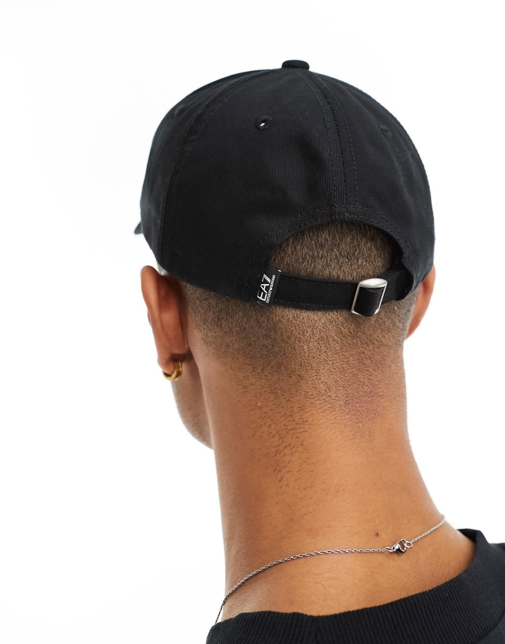 Emporio Armani EA7 logo cap in black - ASOS Sample Sale EU Store