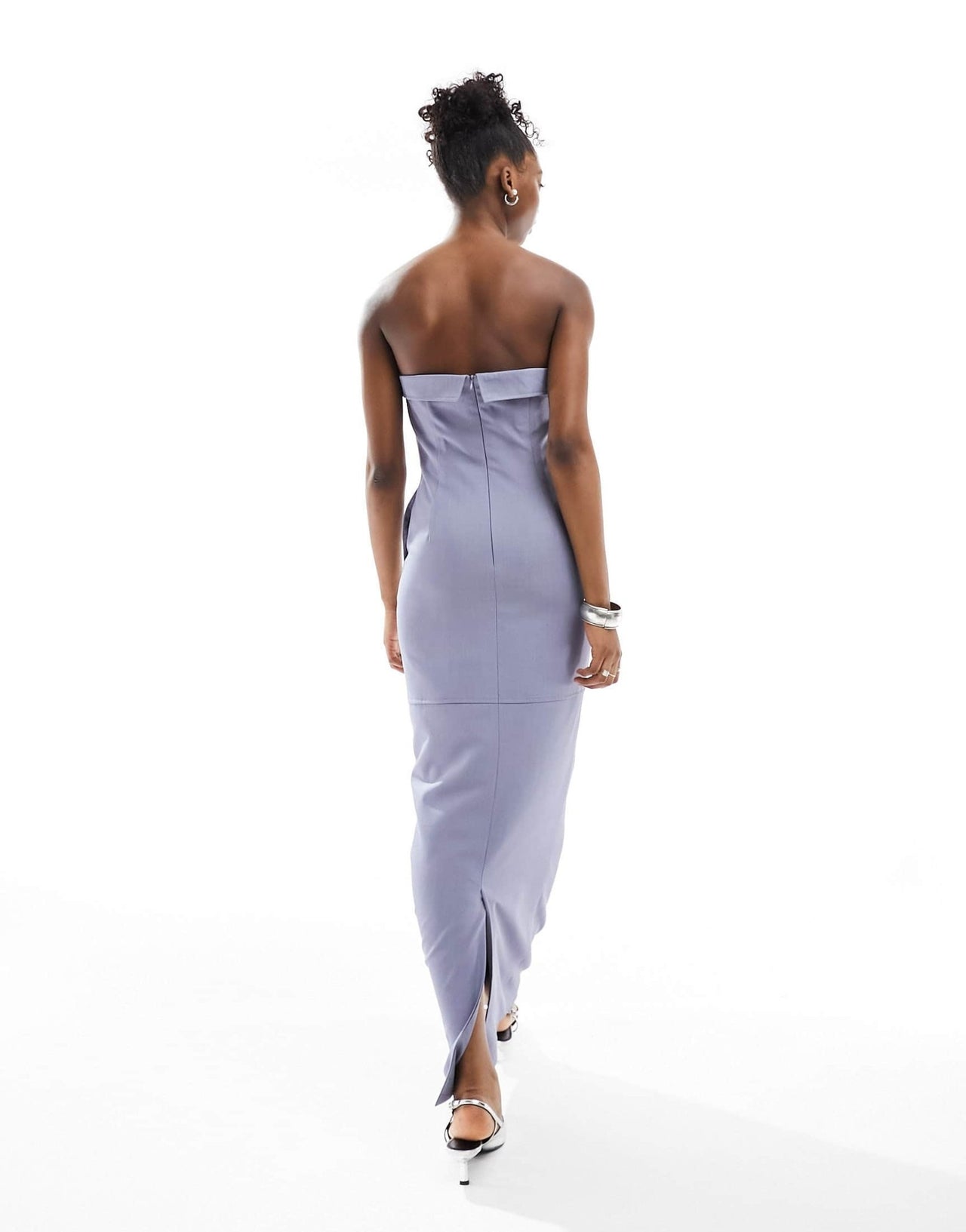 Extro & Vert bandeau maxi dress in slate grey - ASOS Sample Sale EU Store
