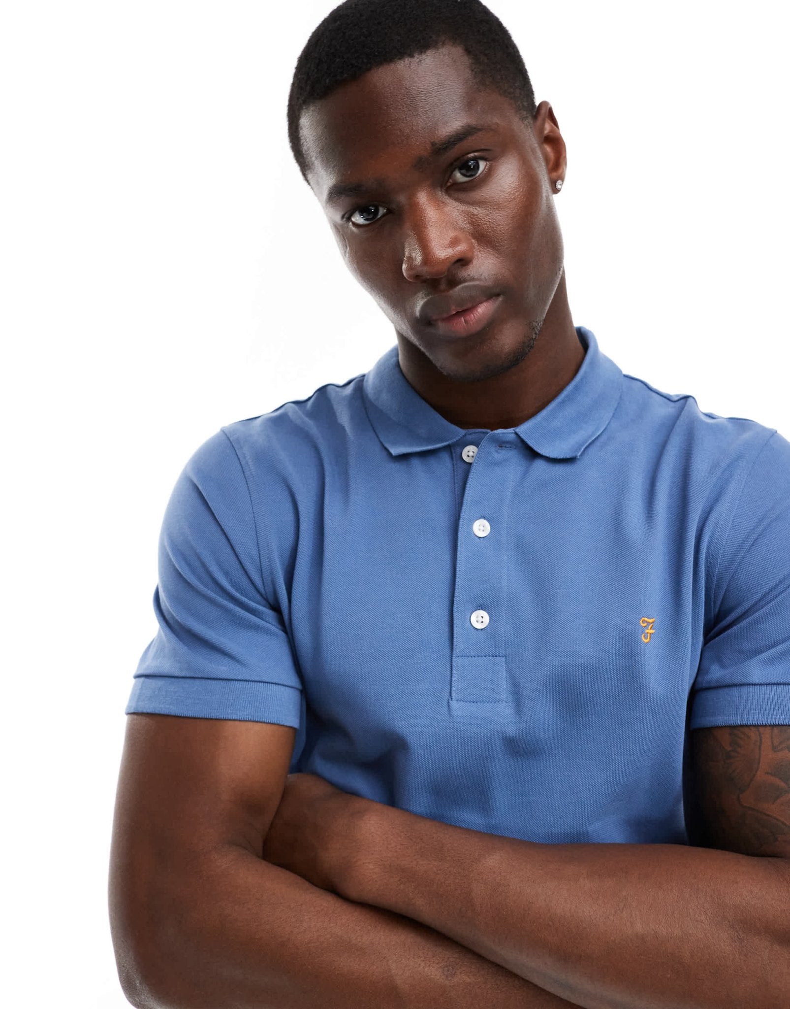 Farah blanes polo in blue - ASOS Sample Sale EU Store