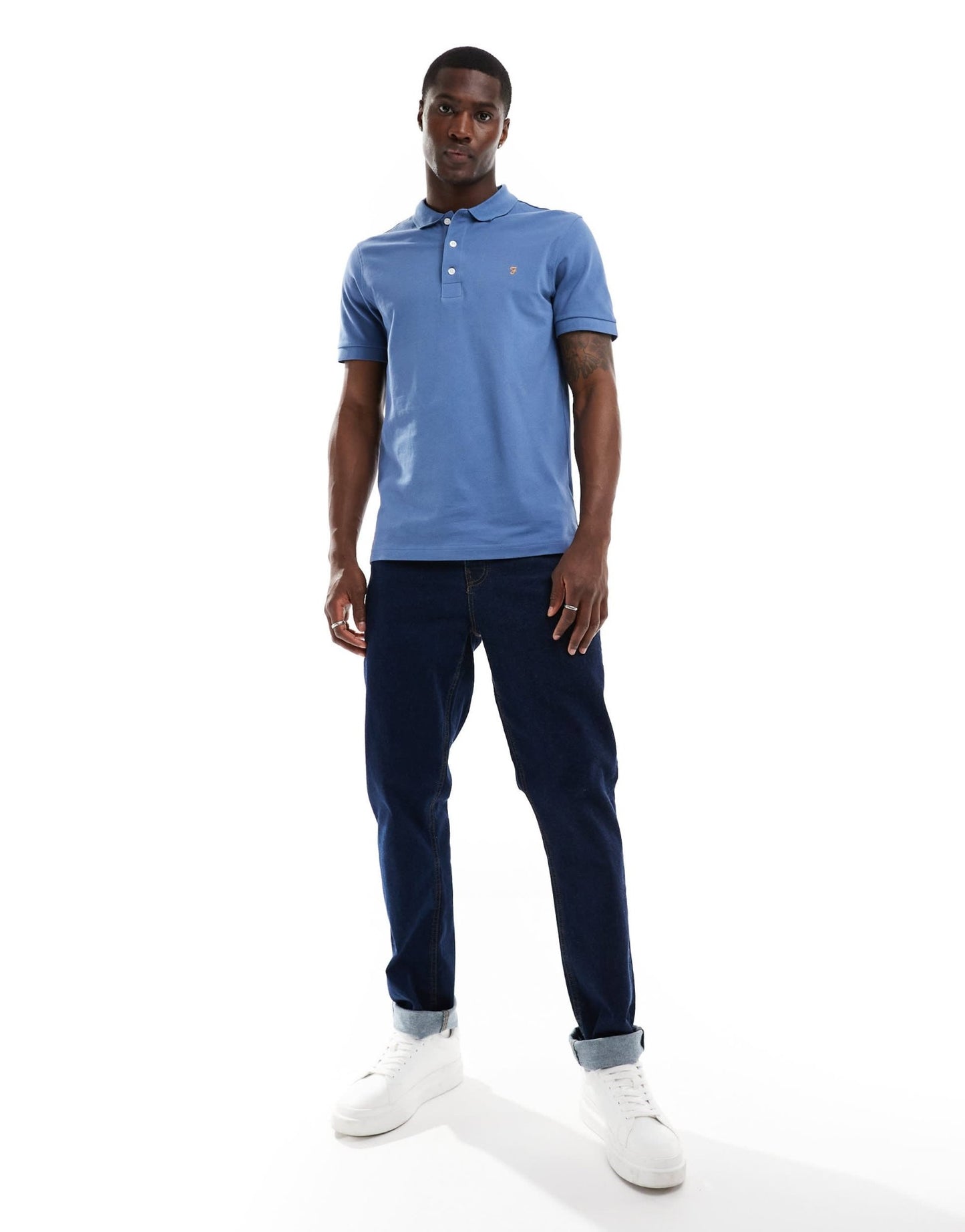 Farah blanes polo in blue - ASOS Sample Sale EU Store