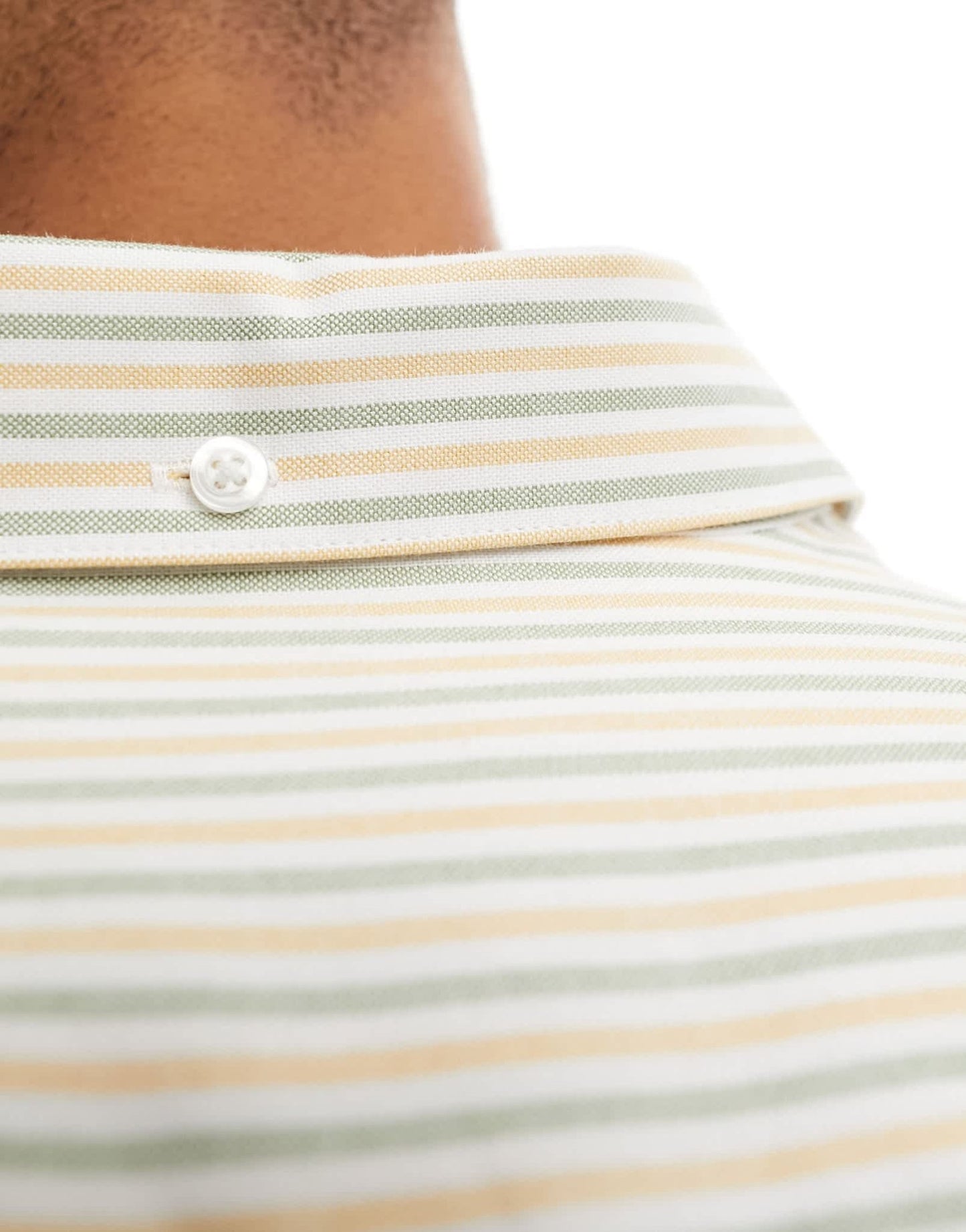 Farah Brewer slim fit stripe in white - ASOS Sample Sale EU Store