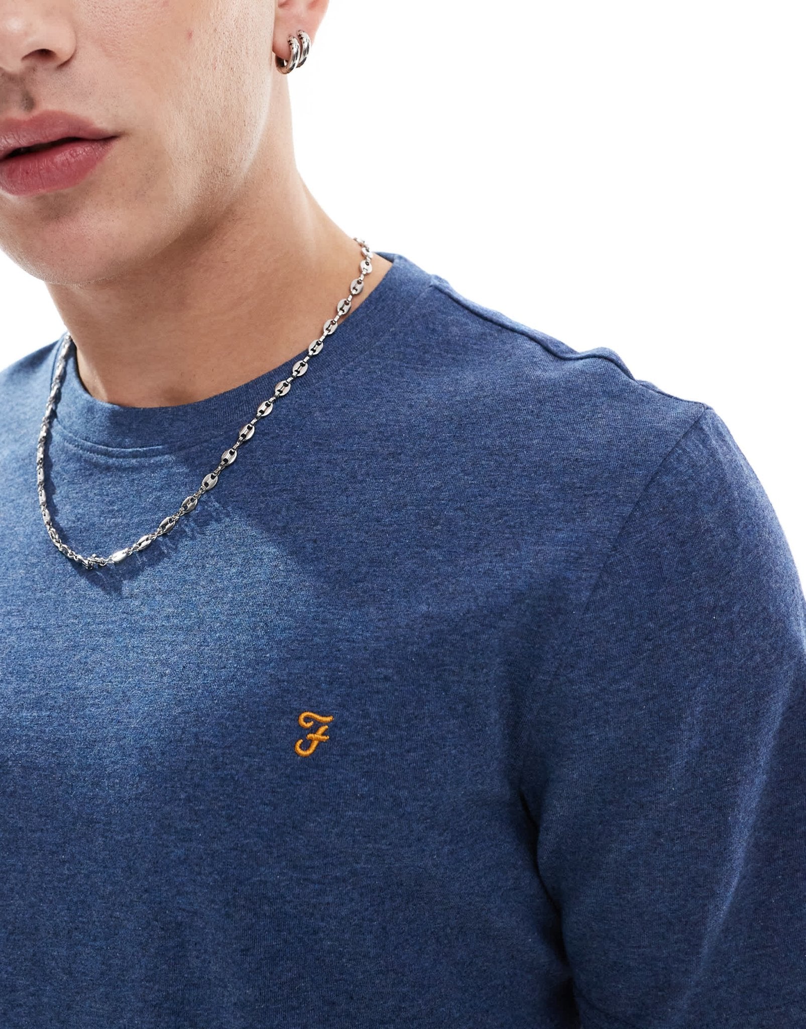 Farah danny t-shirt in blue - ASOS Sample Sale EU Store