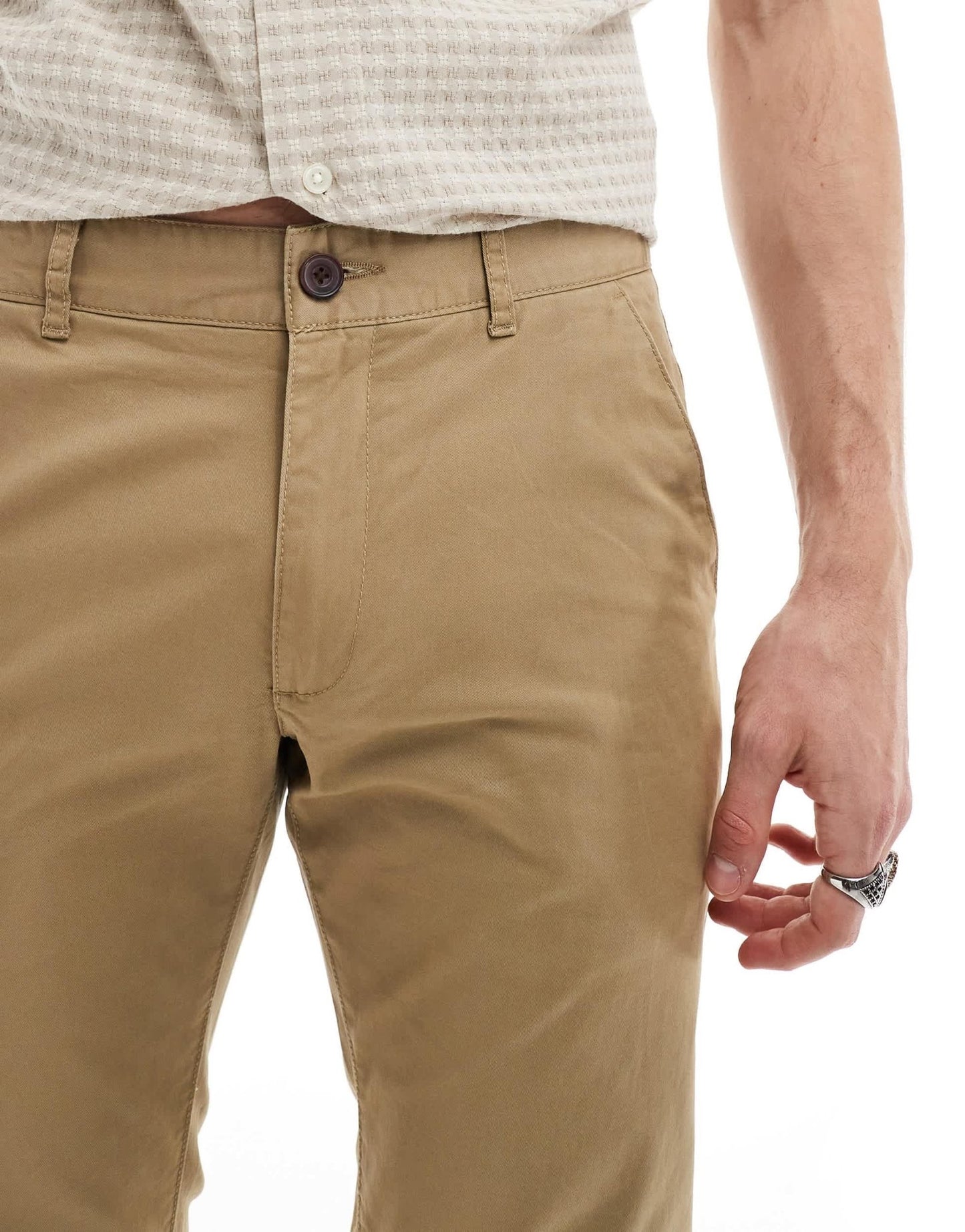 Farah elm chino trouser in beige - ASOS Sample Sale EU Store