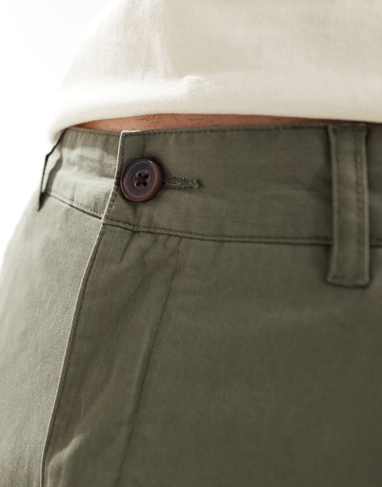 Farah elm chino trouser in khaki green - ASOS Sample Sale EU Store