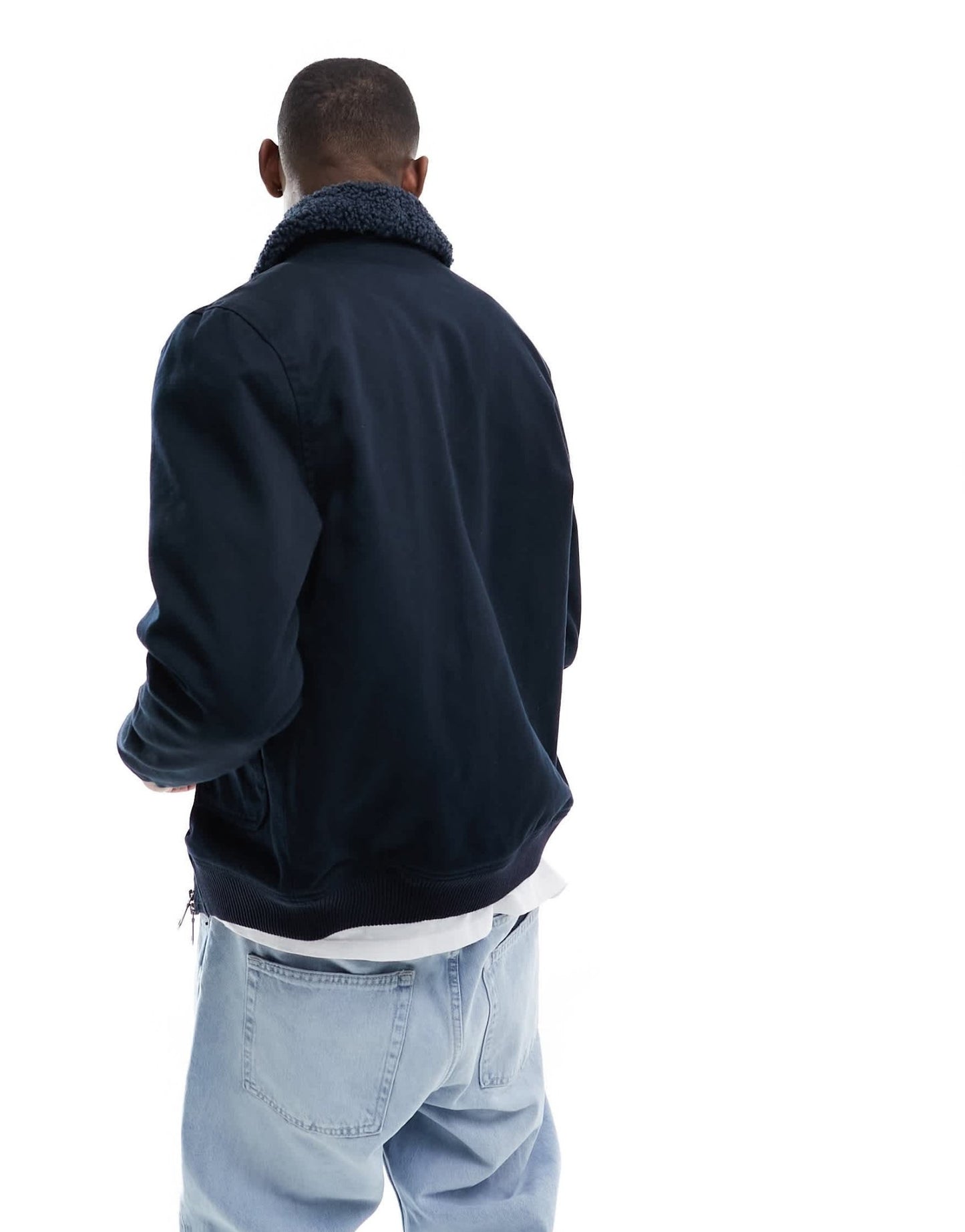 Farah gianni blouson jacket in navy - ASOS Sample Sale EU Store