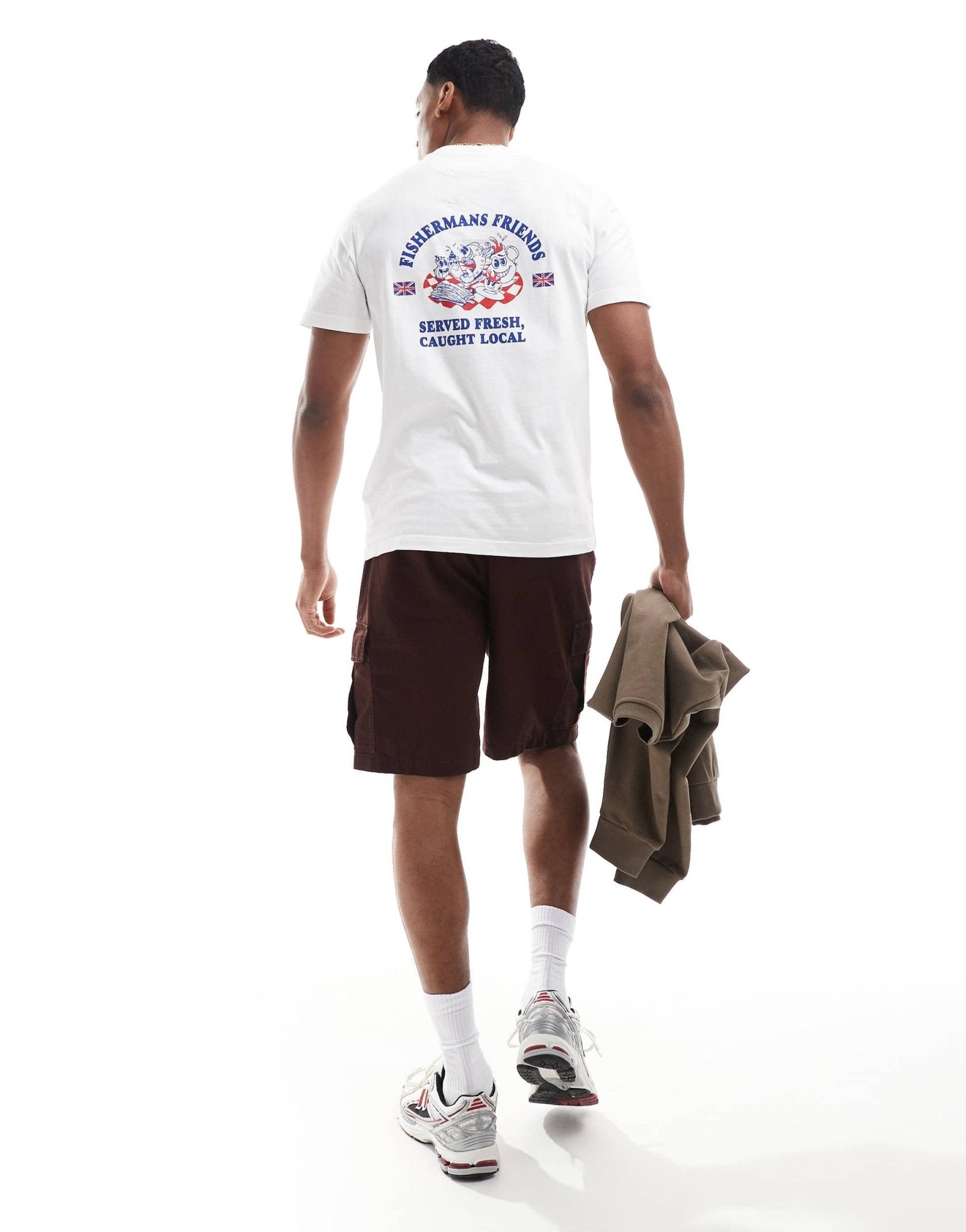 Farah graphic back t-shirt in white - ASOS Sample Sale EU Store