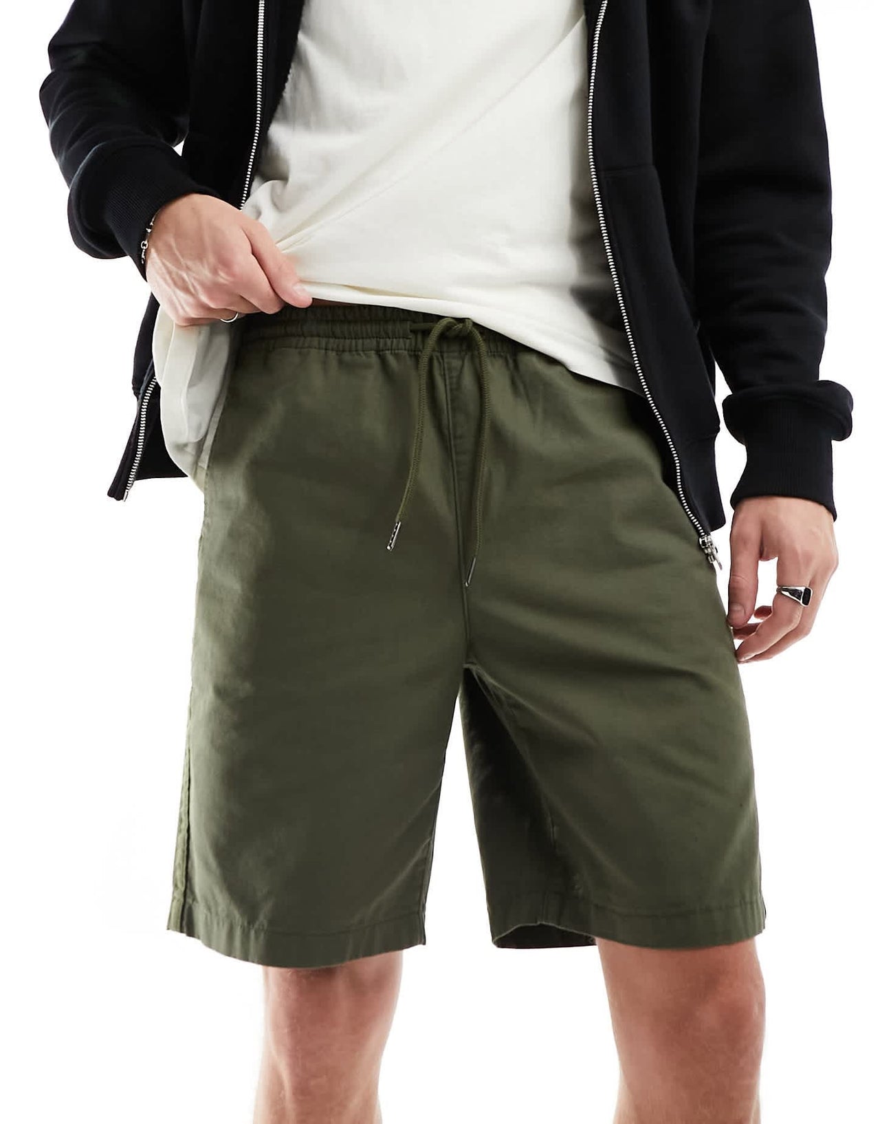 Farah mayhew canvas shorts in khaki - ASOS Sample Sale EU Store