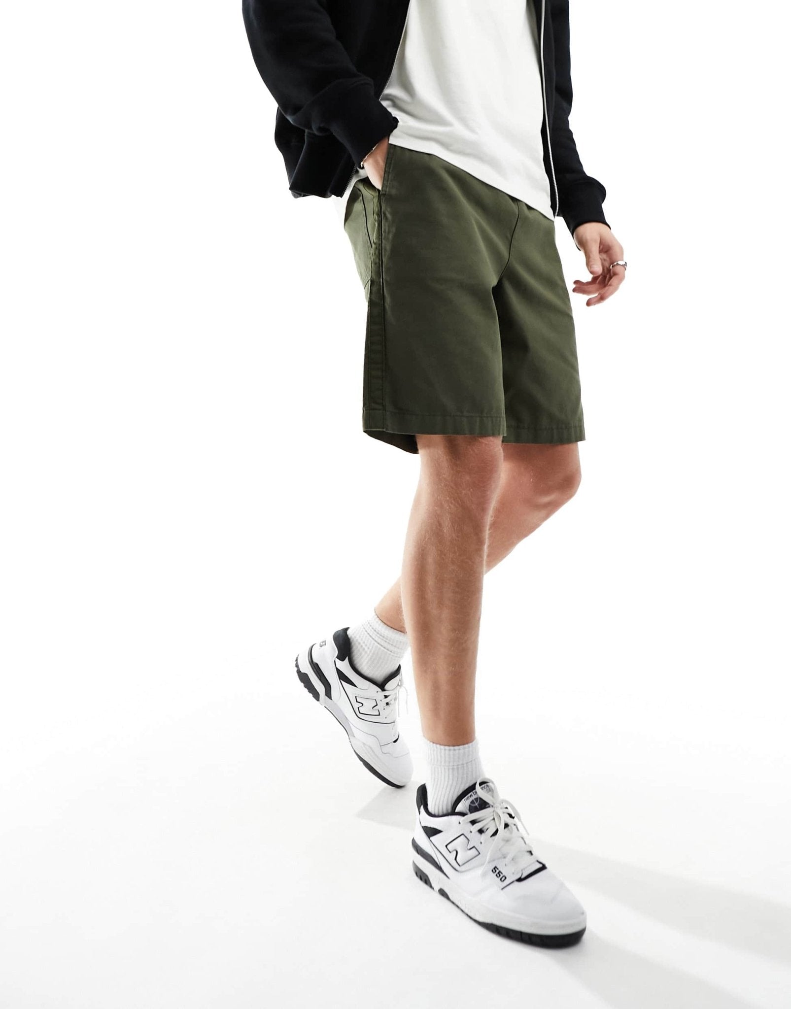 Farah mayhew canvas shorts in khaki - ASOS Sample Sale EU Store