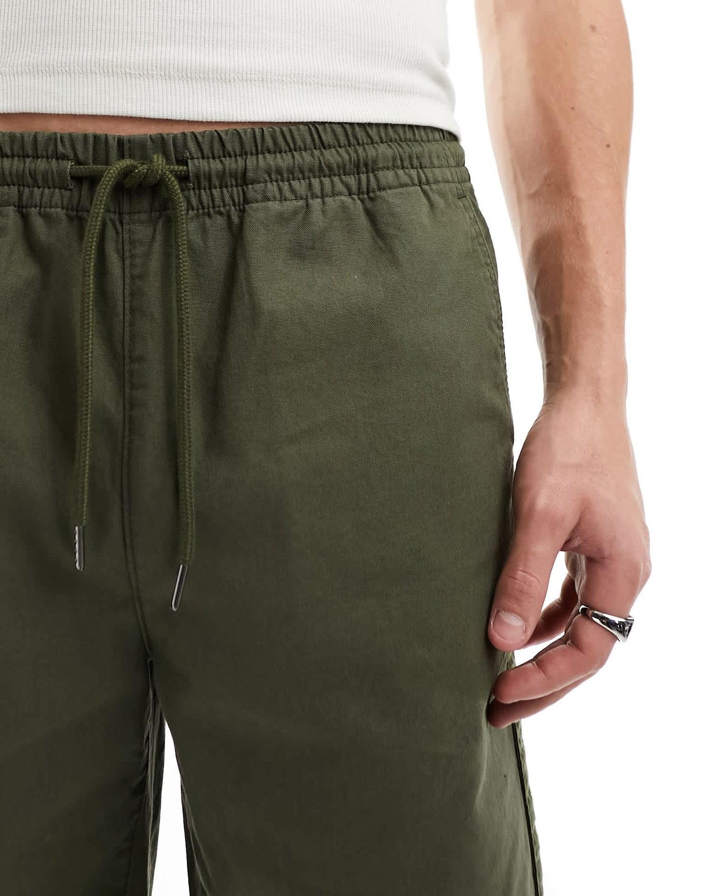 Farah mayhew canvas shorts in khaki - ASOS Sample Sale EU Store