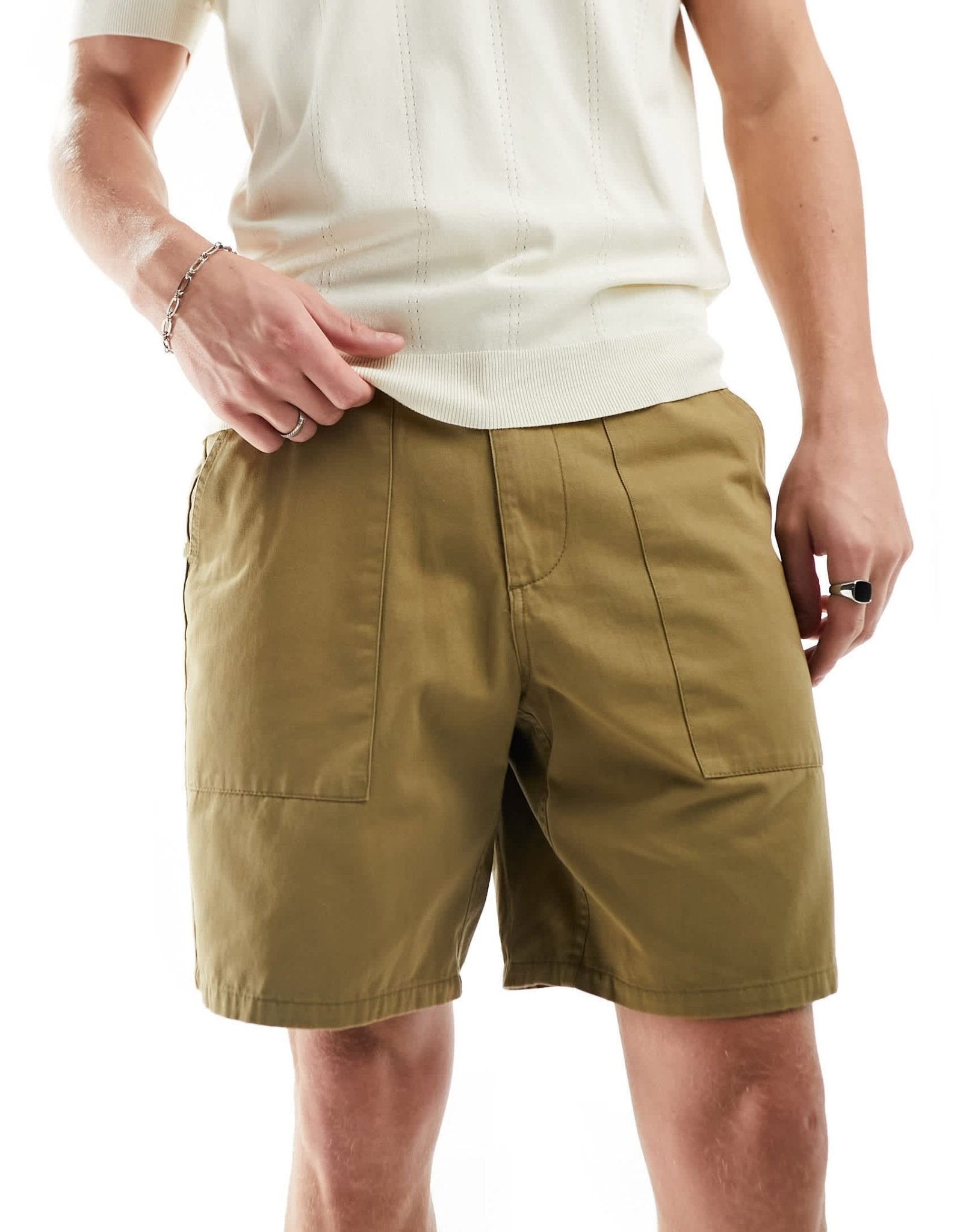 Farah sepel fatigue shorts in beige - ASOS Sample Sale EU Store