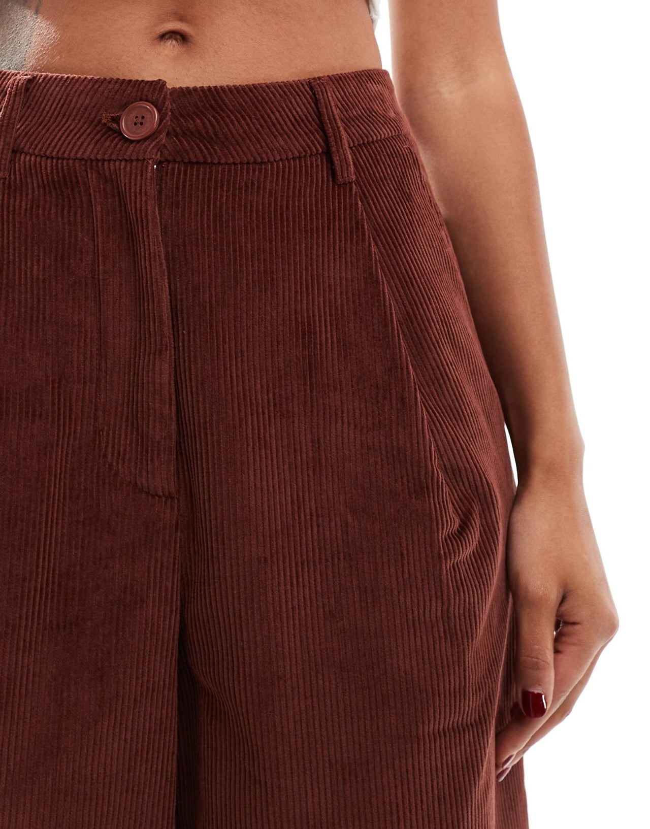 Fred Perry Cord wide leg trousers in rust - ASOS Sample Sale EU Store