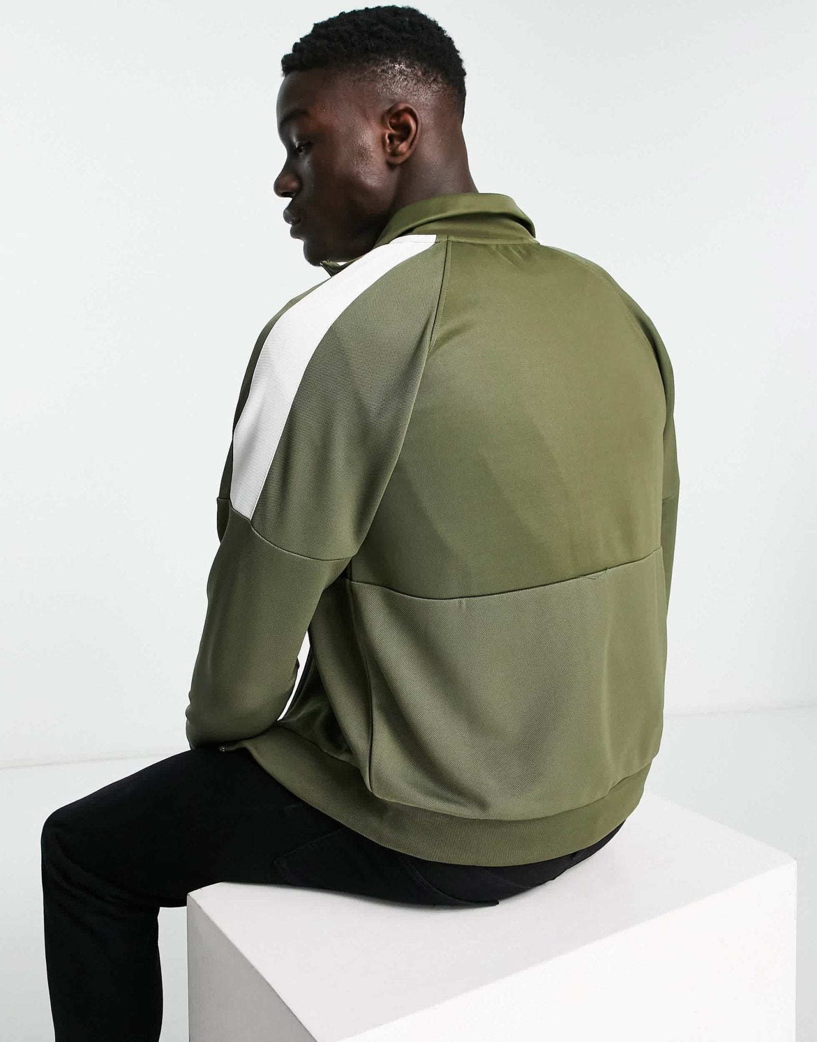 Fred Perry panelled track jacket in green - ASOS Sample Sale EU Store