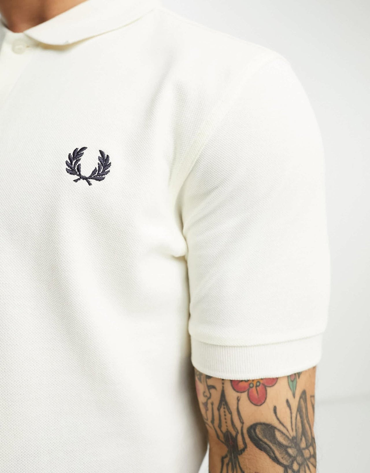 Fred Perry plain polo shirt in cream - ASOS Sample Sale EU Store
