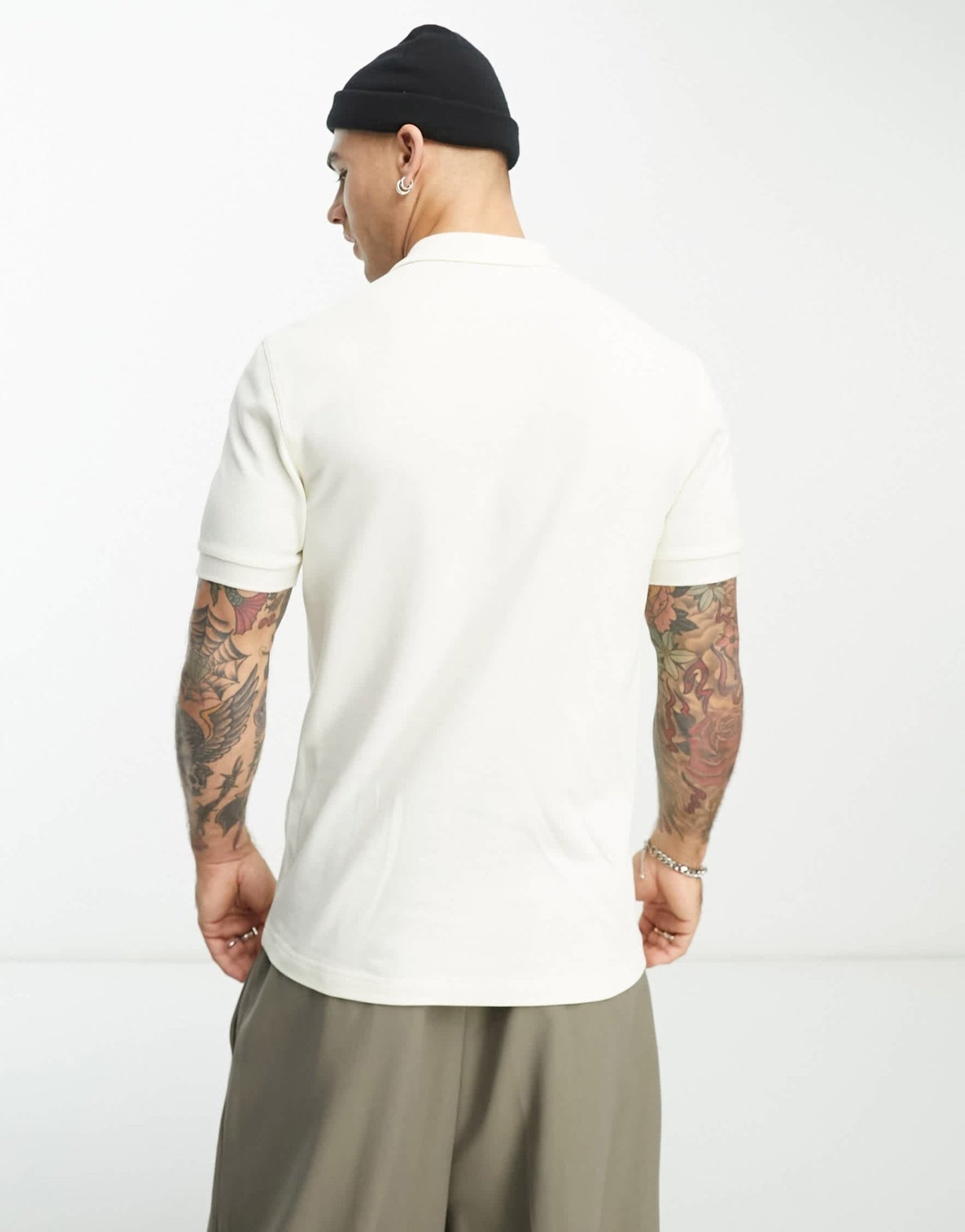 Fred Perry plain polo shirt in cream - ASOS Sample Sale EU Store