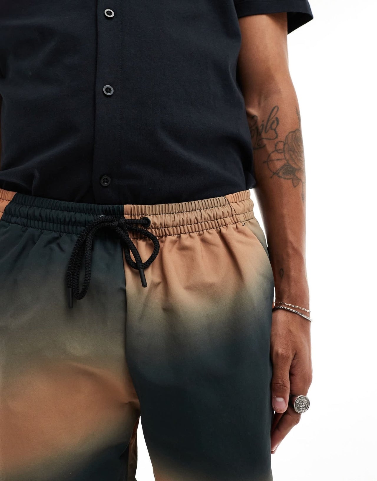 Fred Perry printed short in green - ASOS Sample Sale EU Store