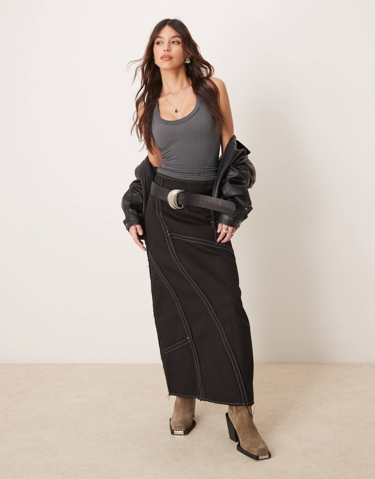 Free People clean slate ribbed tank top in black - ASOS Sample Sale EU Store