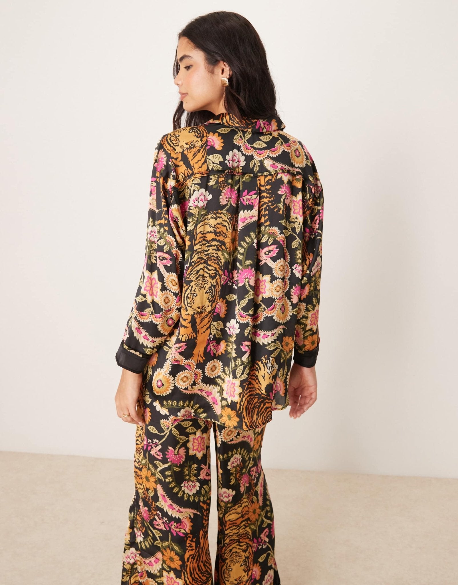 Free People dreamy days printed pyjama set in black multi - ASOS Sample Sale EU Store