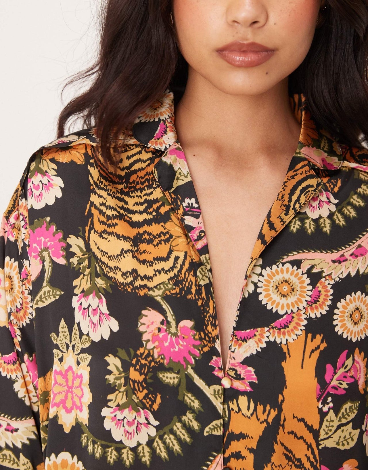 Free People dreamy days printed pyjama set in black multi - ASOS Sample Sale EU Store