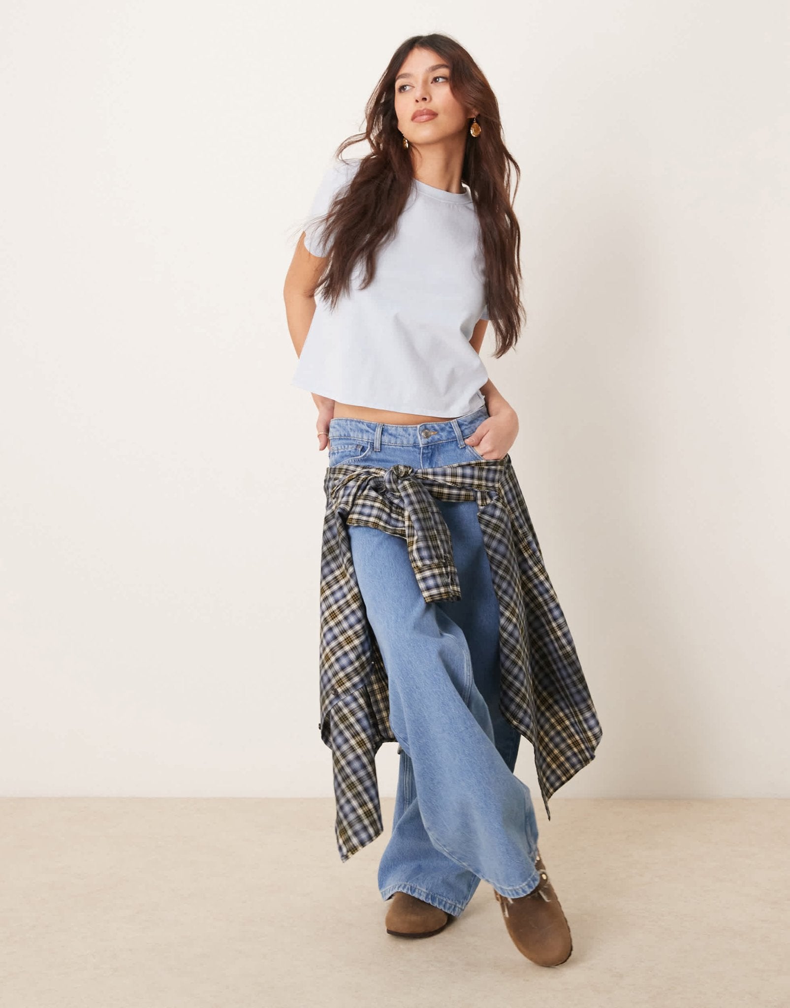 Free People everyday relaxed t-shirt in ice blue - ASOS Sample Sale EU Store