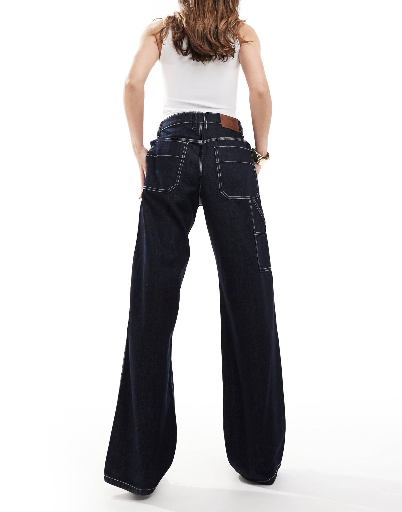 French Connection Denver relaxed carpenter jeans in indigo - ASOS Sample Sale EU Store