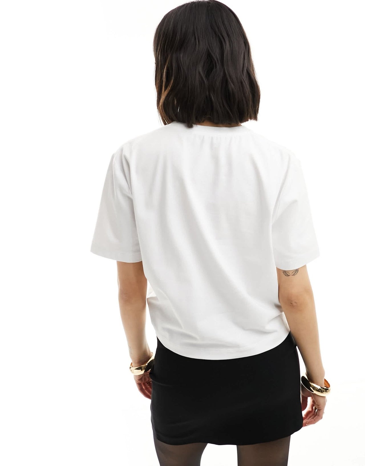 French Connection Rallie ruched cotton t-shirt in white - ASOS Sample Sale EU Store