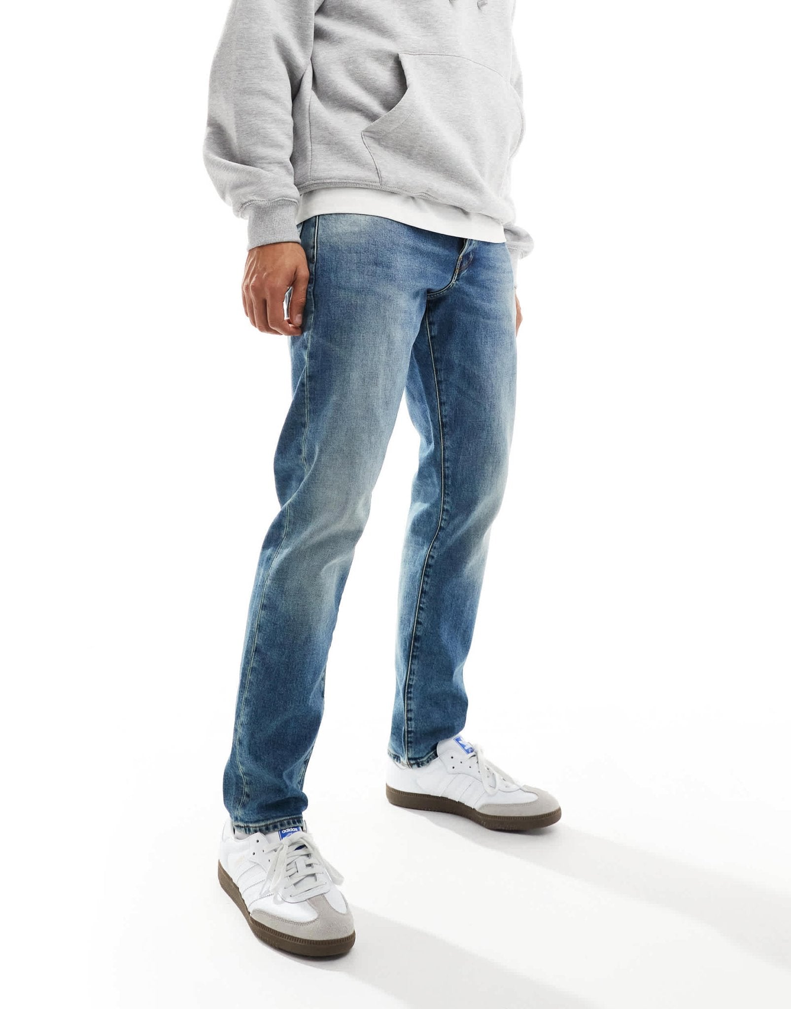 G - star 3301 regular tapered denim jeans in midwash blue - ASOS Sample Sale EU Store