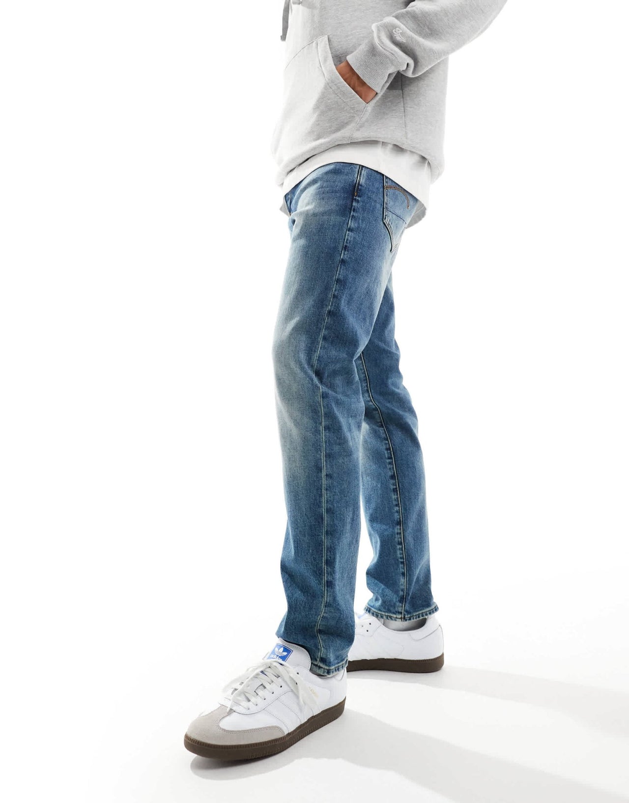 G - star 3301 regular tapered denim jeans in midwash blue - ASOS Sample Sale EU Store