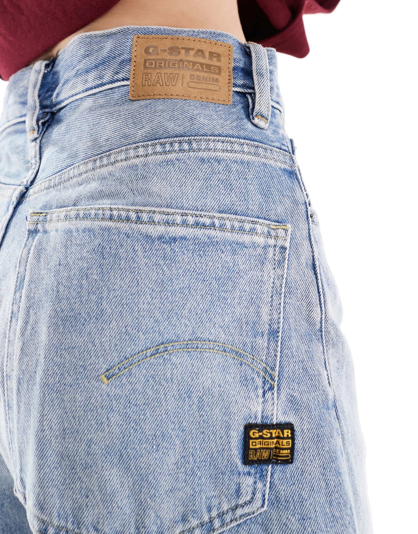 G - Star barrel loose fit denim shorts in vintage wash blue - ASOS Sample Sale EU Store