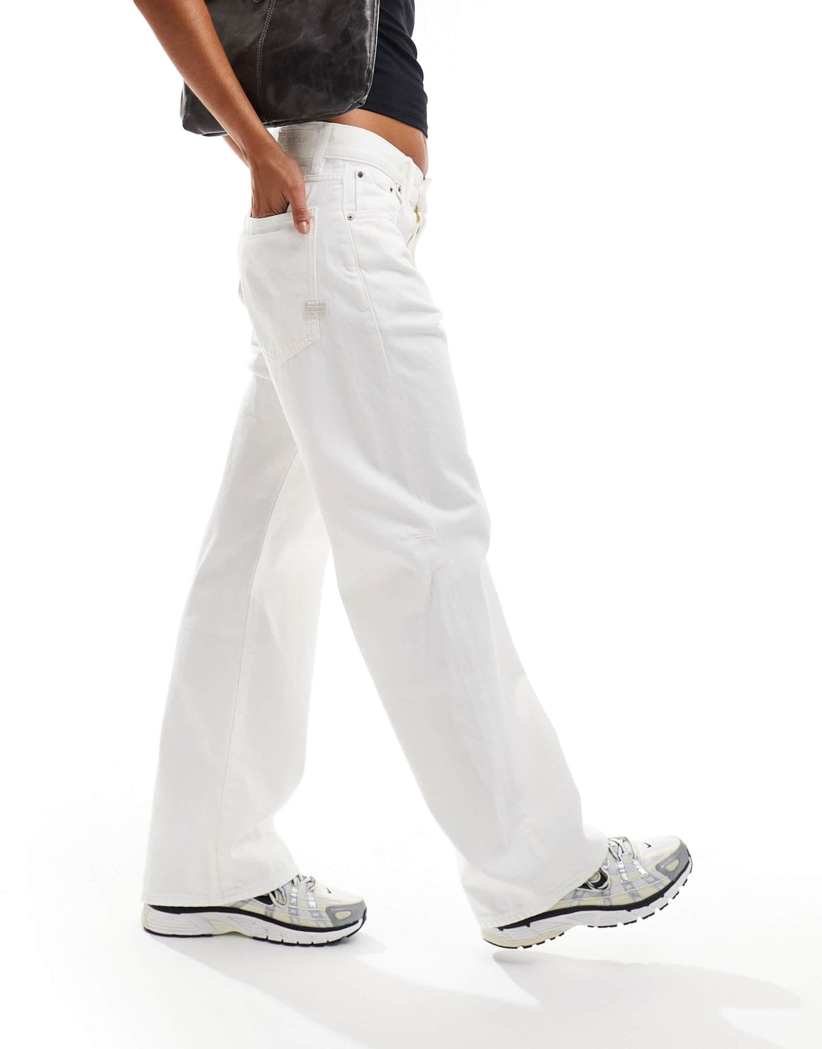 G - Star bowey 3D boyfriend denim jeans in off white - ASOS Sample Sale EU Store