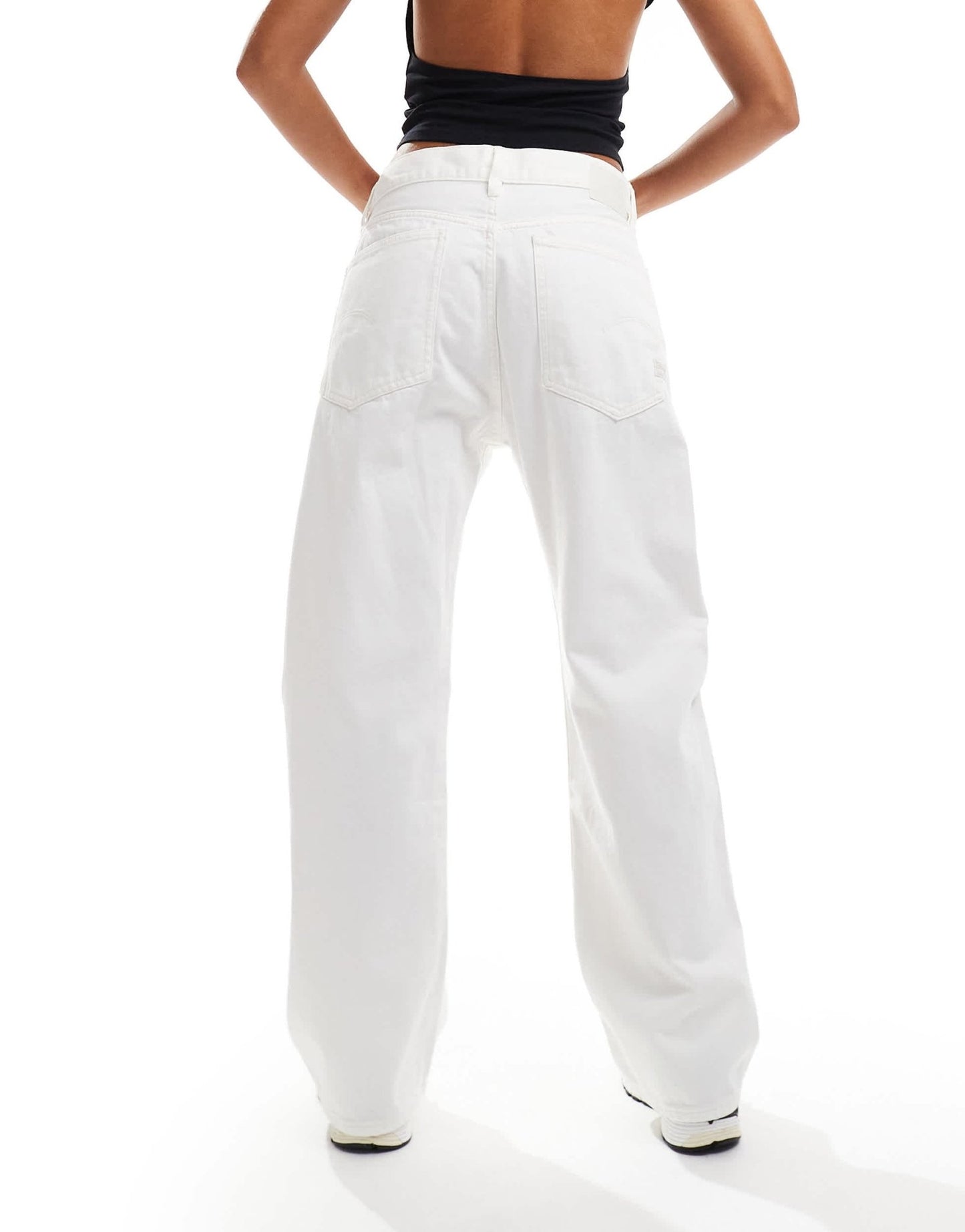 G - Star bowey 3D boyfriend denim jeans in off white - ASOS Sample Sale EU Store