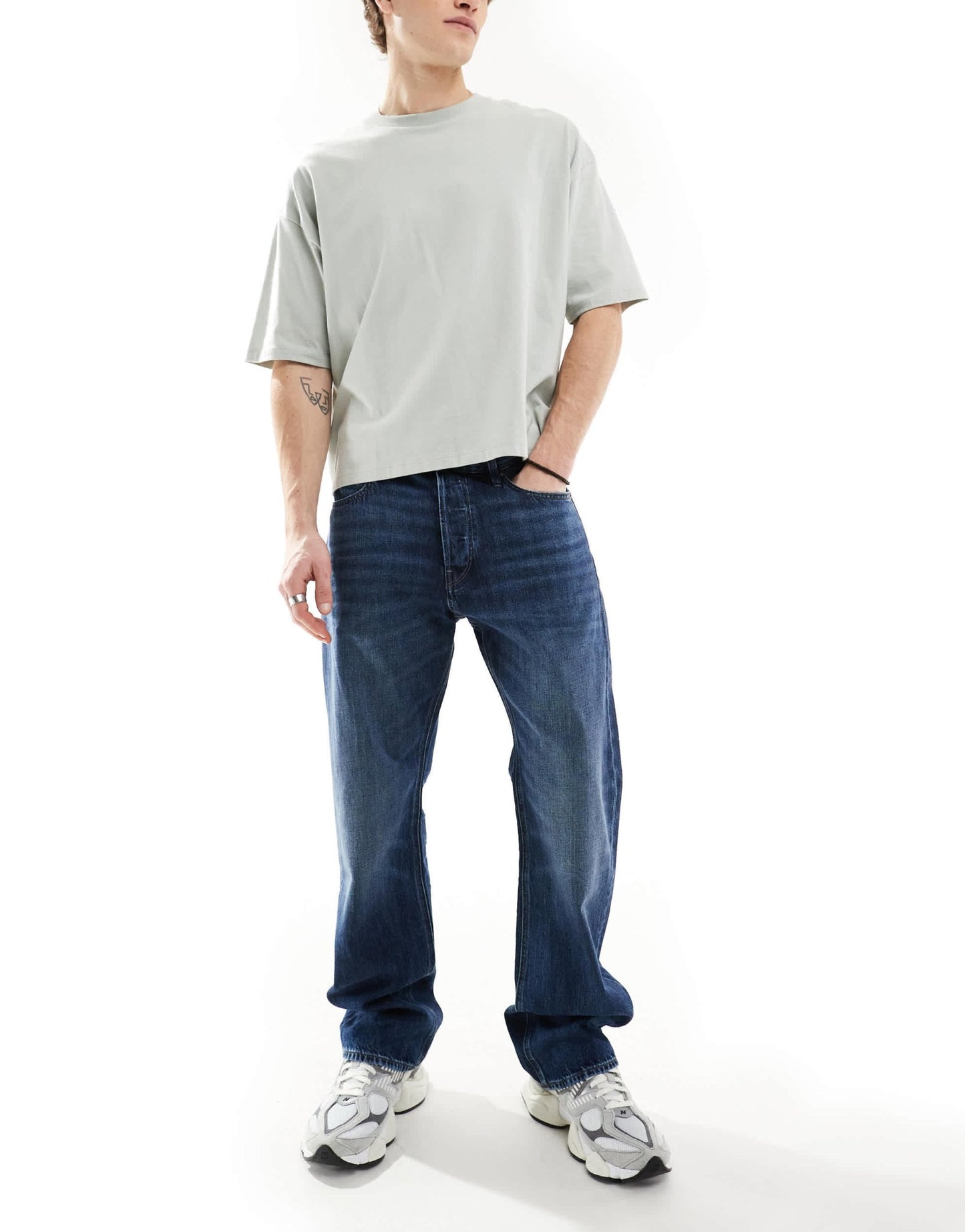 G - Star dakota straight leg denim jeans in midwash blue - ASOS Sample Sale EU Store
