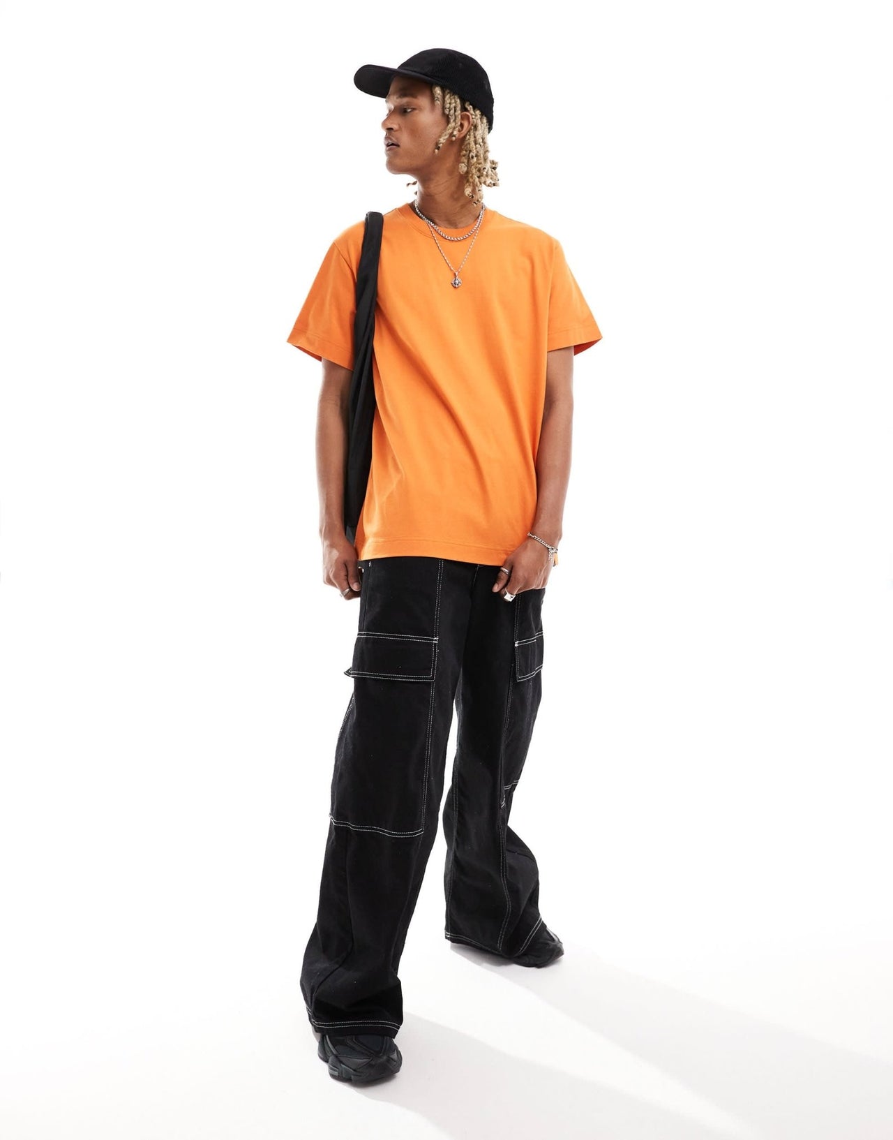 G - star essential loose fit t-shirt in orange - ASOS Sample Sale EU Store