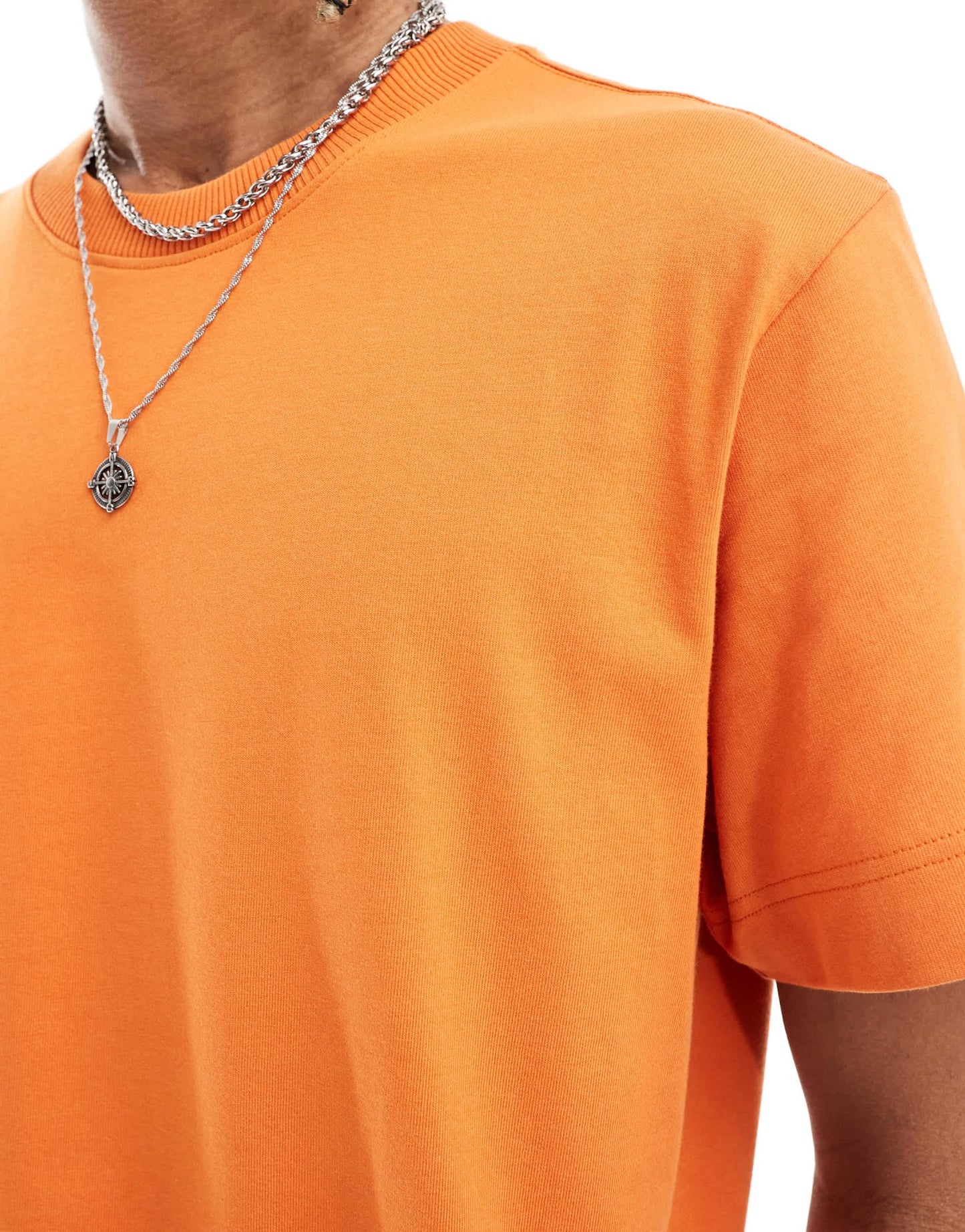 G - star essential loose fit t-shirt in orange - ASOS Sample Sale EU Store