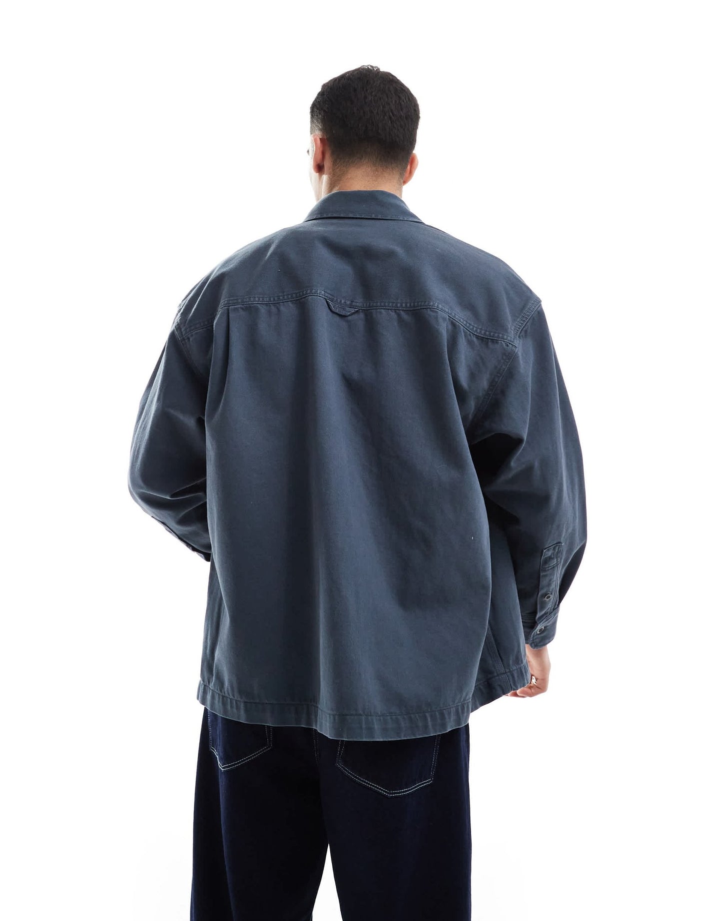 G - Star oversized denim overshirt in darkwash blue - ASOS Sample Sale EU Store