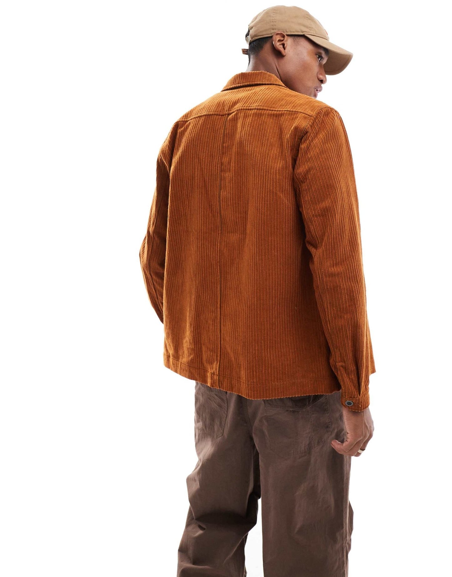 G - Star relaxed cord long sleeve shirt in burnt orange - ASOS Sample Sale EU Store
