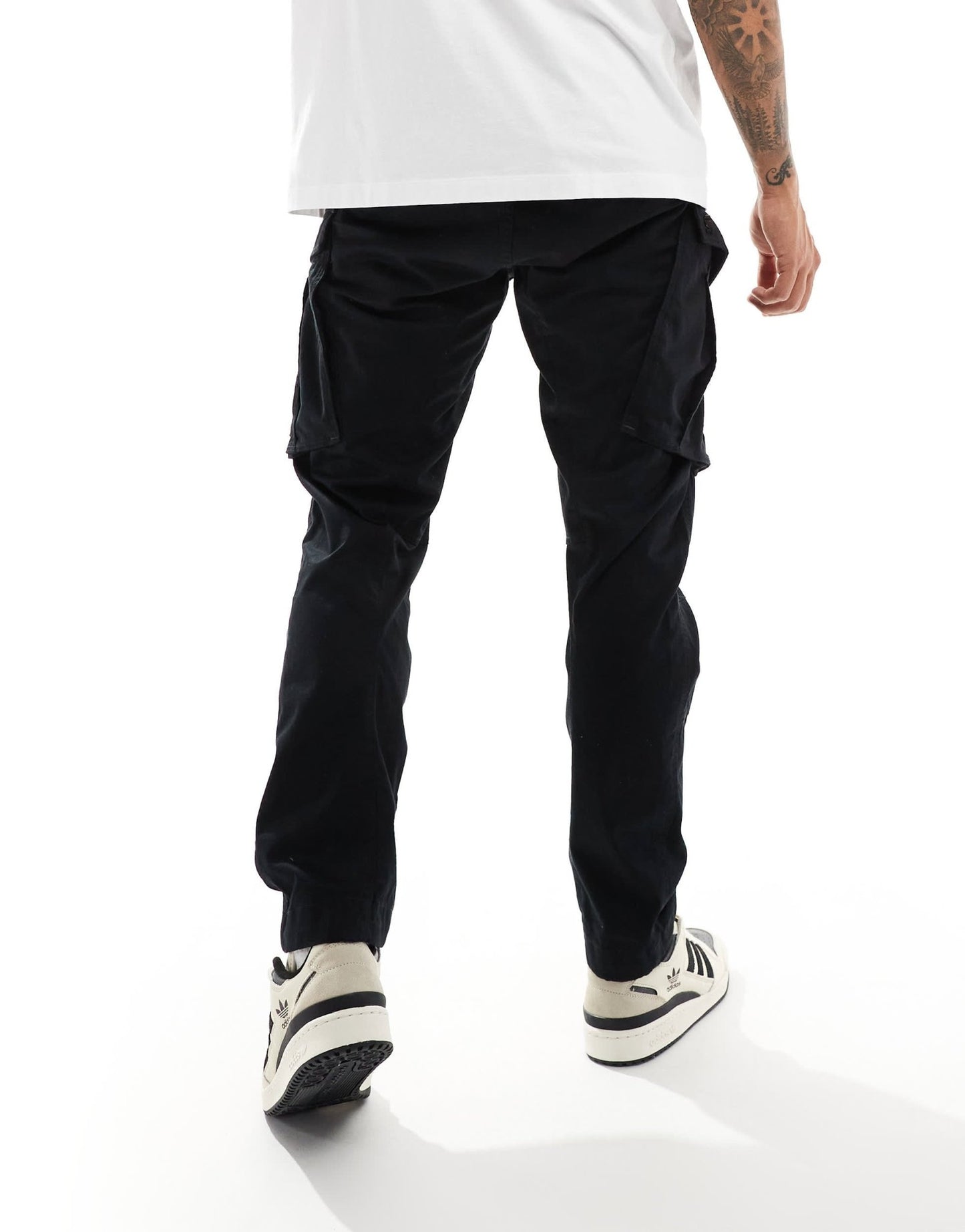 G - star rovic 3D regular tapered cargo trousers in black - ASOS Sample Sale EU Store