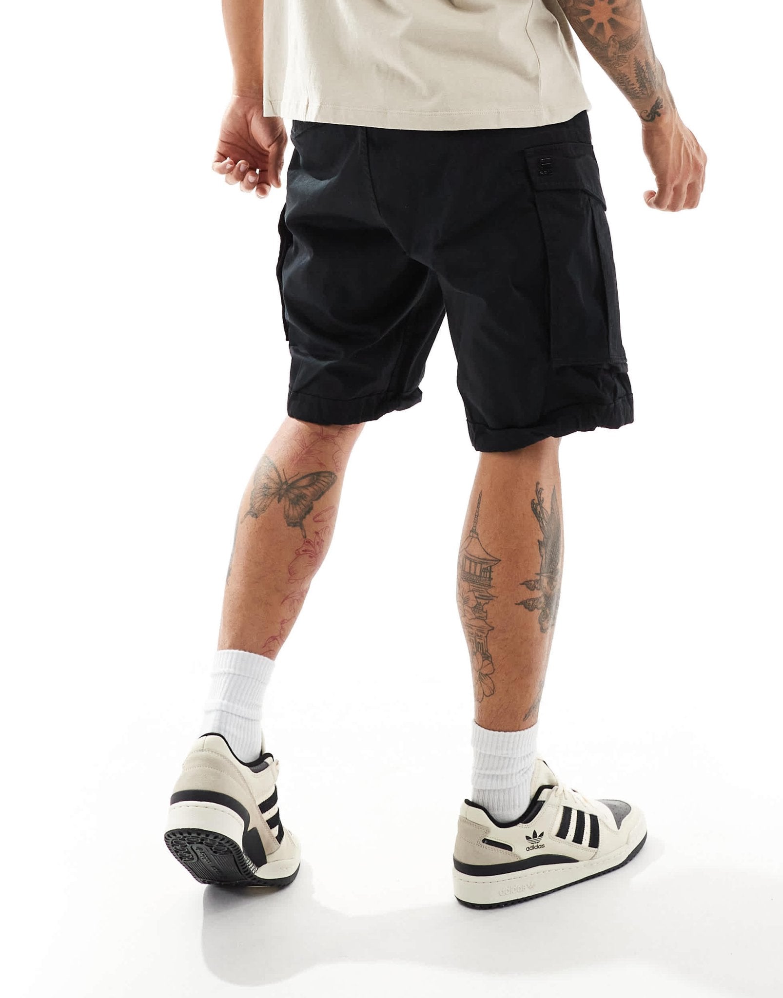 G - star rovic relaxed cargo shorts in black - ASOS Sample Sale EU Store