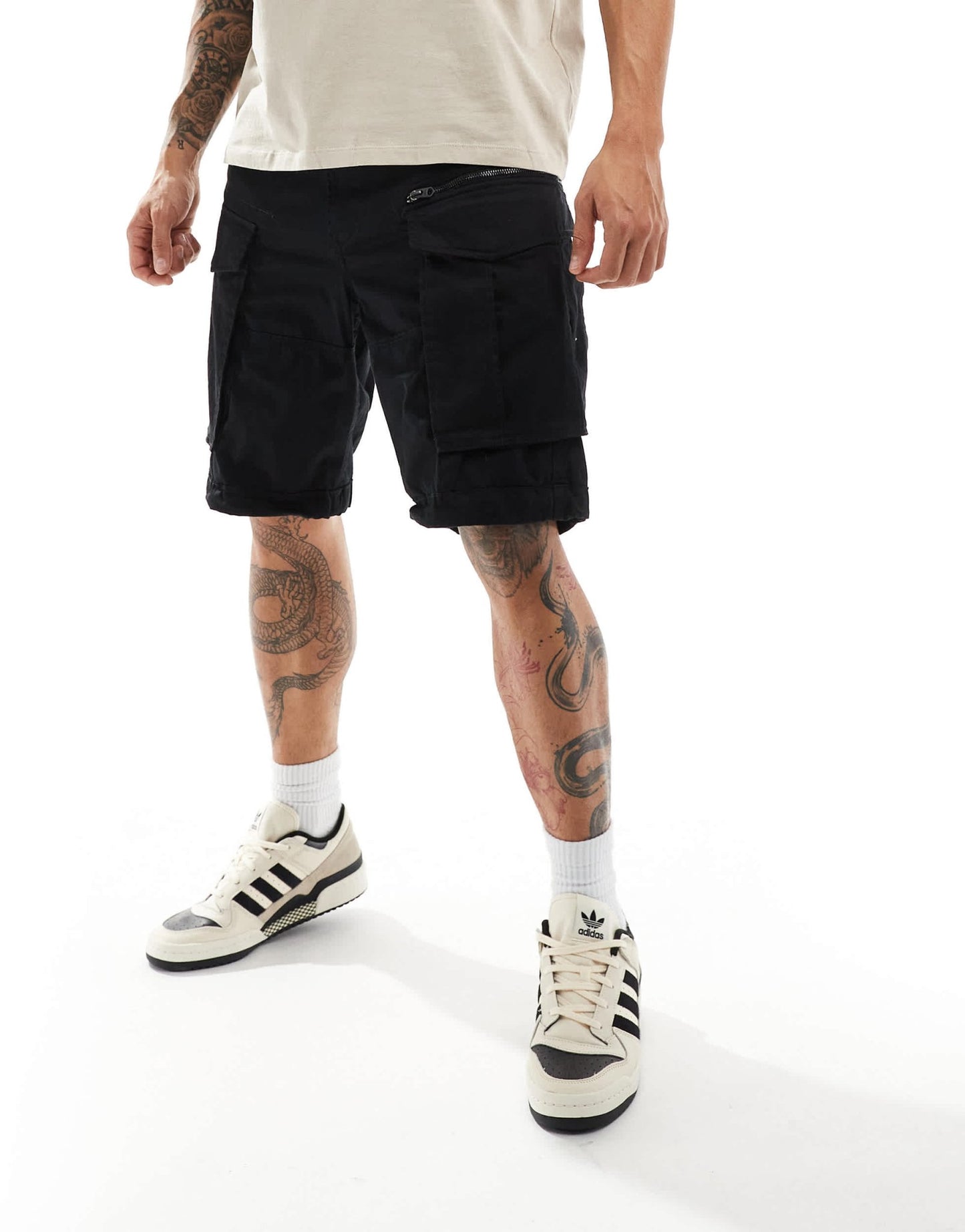 G - star rovic relaxed cargo shorts in black - ASOS Sample Sale EU Store